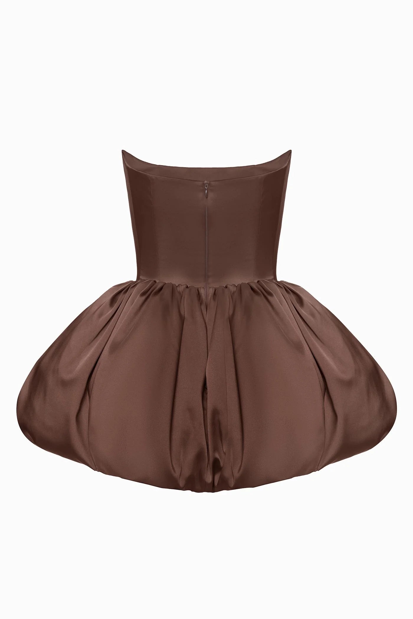 REBECCA TRANSFORMER CORSET TOP-TO-DRESS BROWN