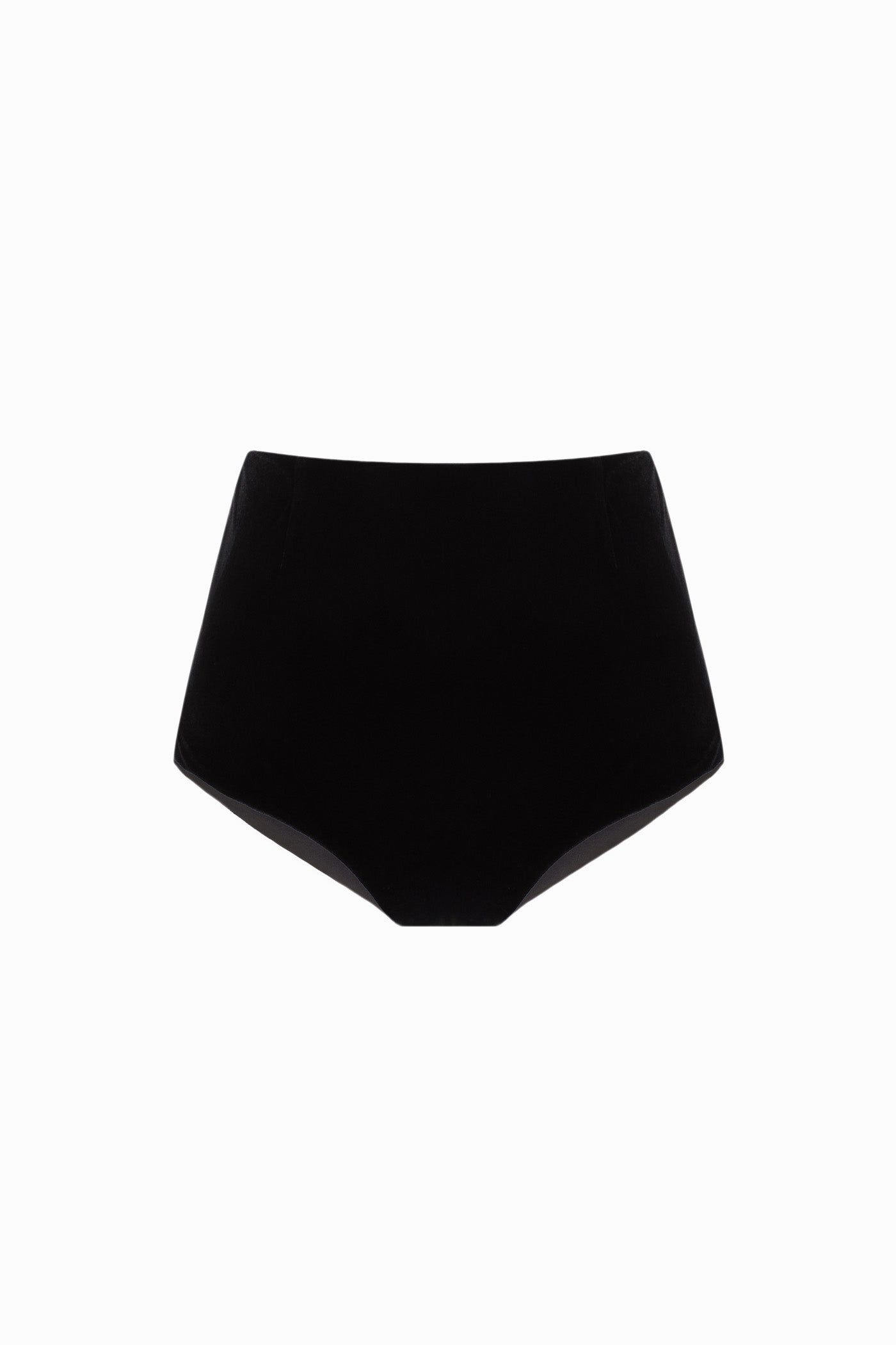 VELVET PANTS IN BLACK