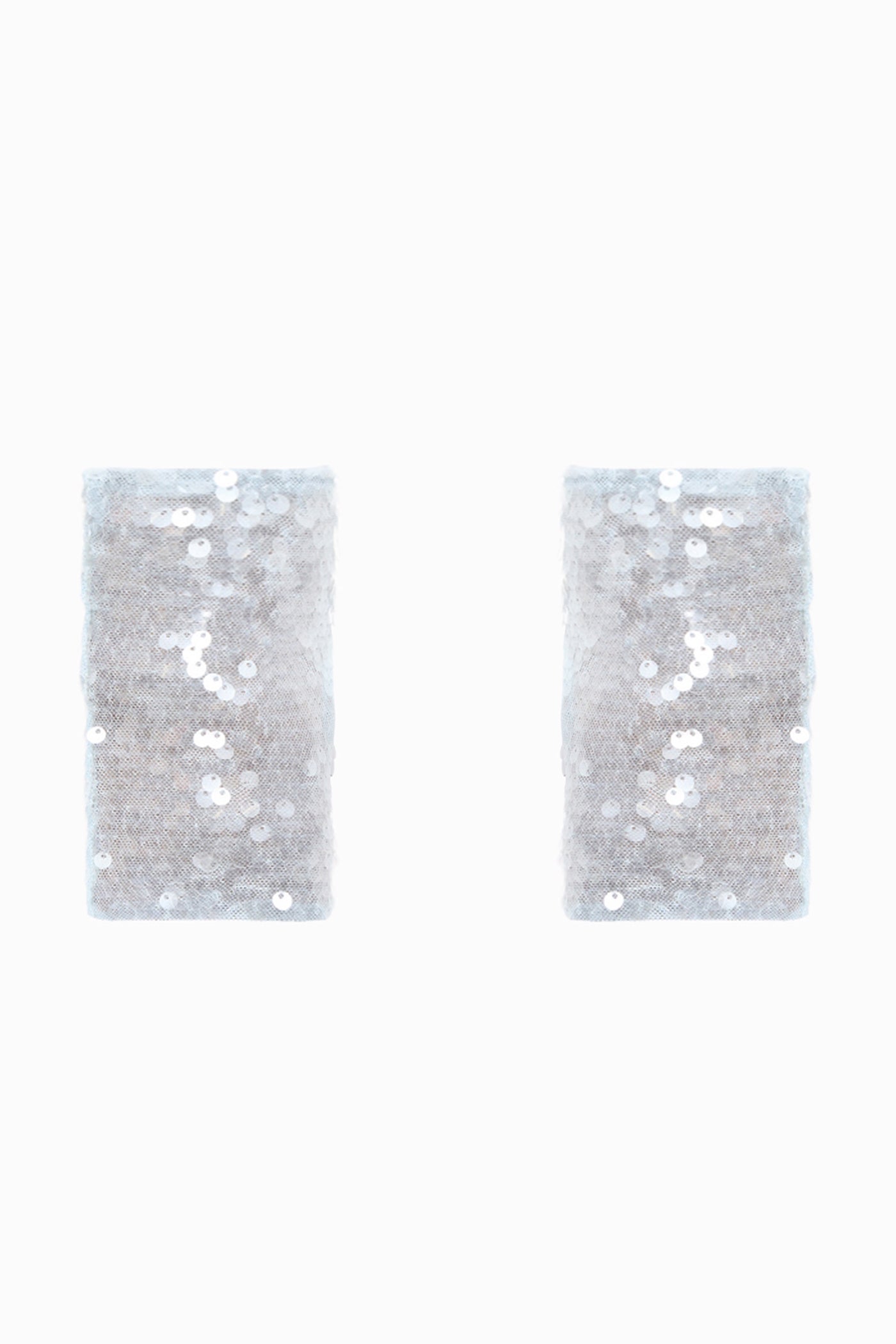 SEQUIN MITTENS LIGHT-BLUE