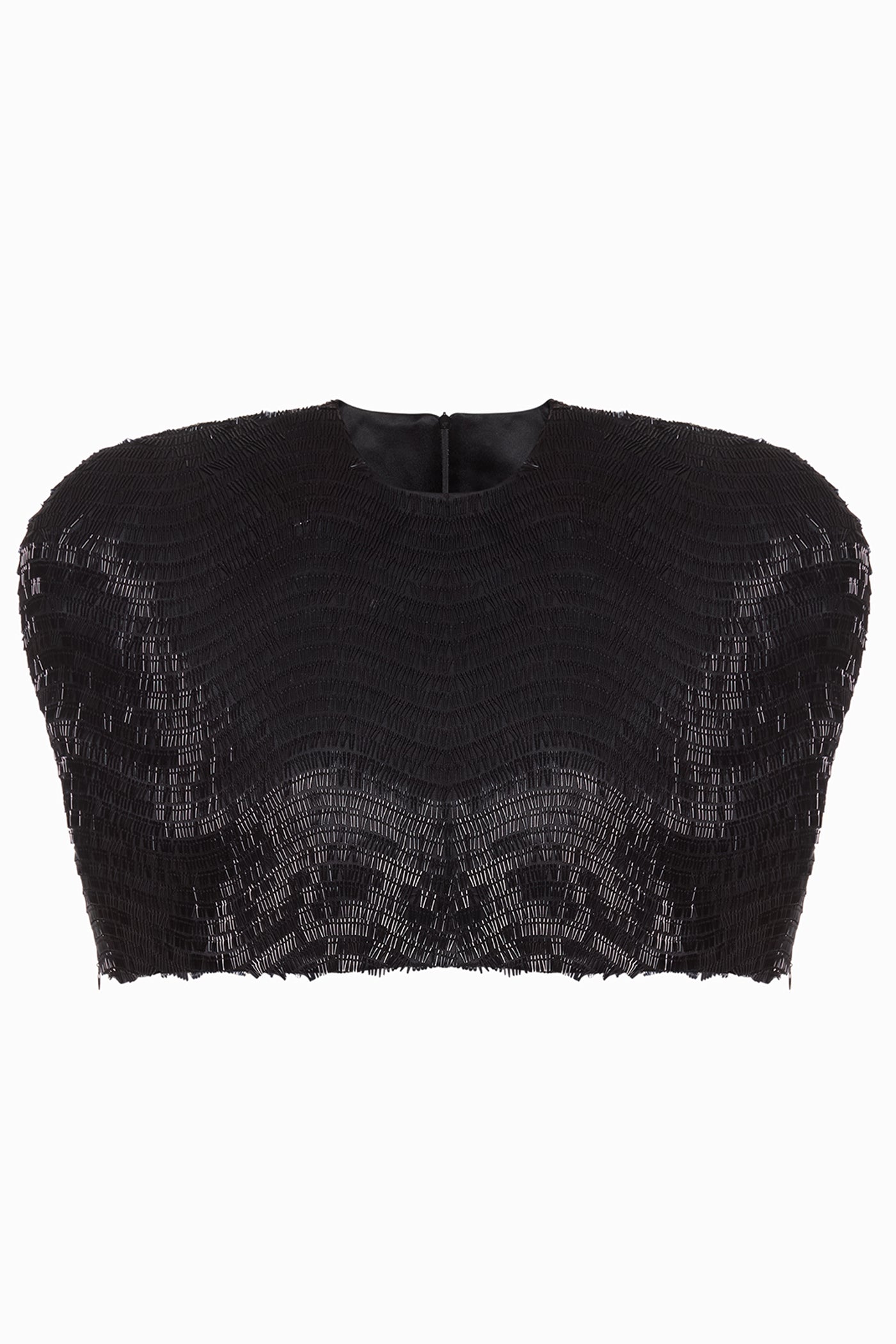 SEQUIN CAPE BLACK