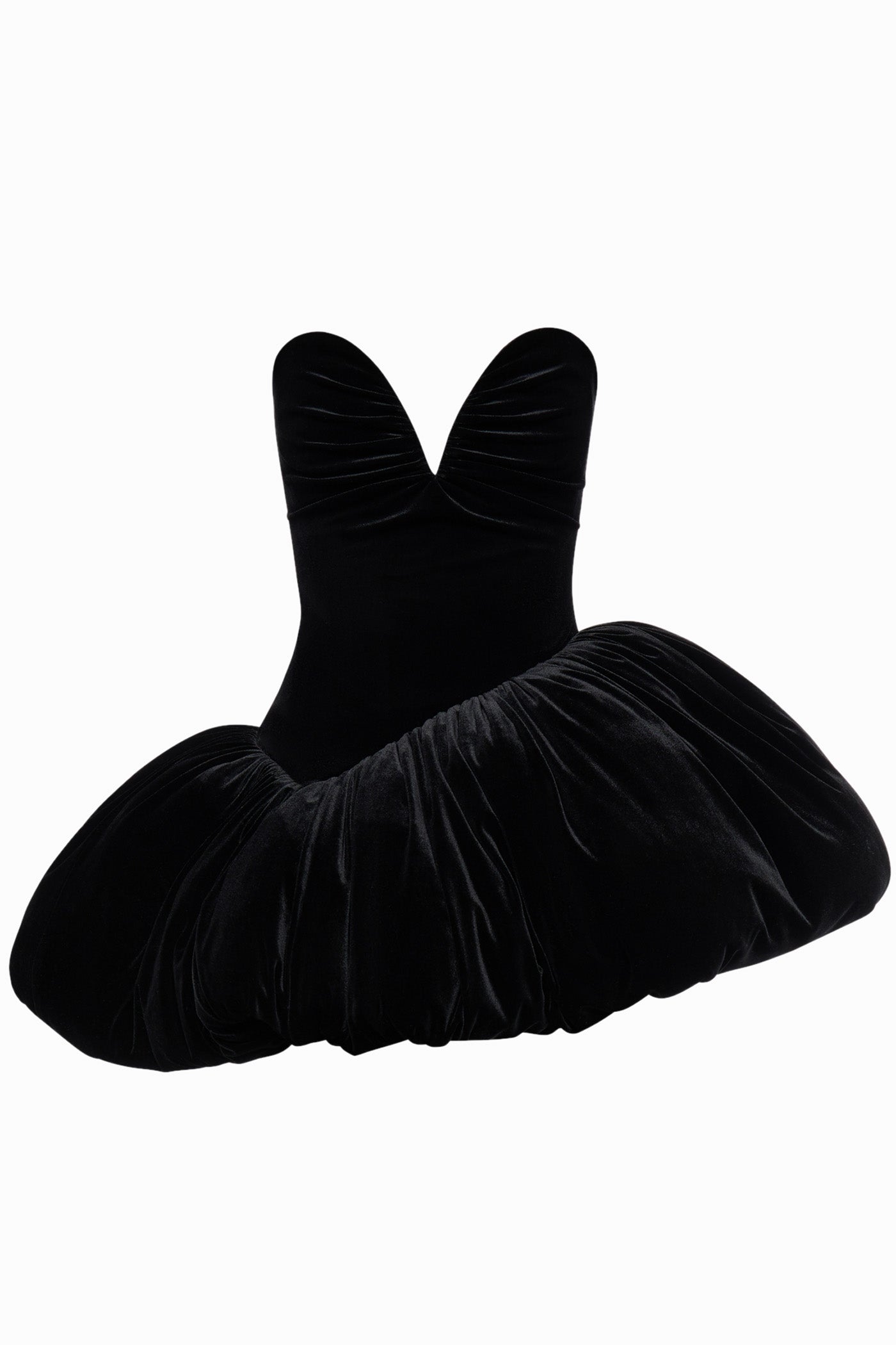 SASHA VELVET DRESS BLACK
