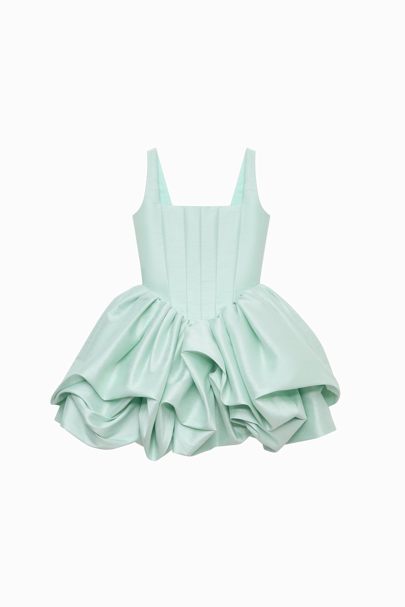 MISS DRESS WITH STRAPS MISTY TEAL