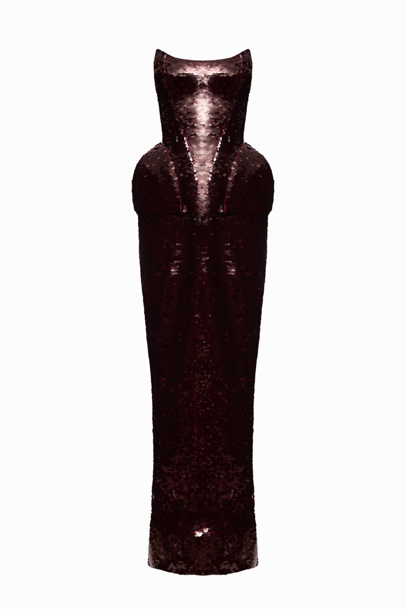 MUNA DRESS BURGUNDY