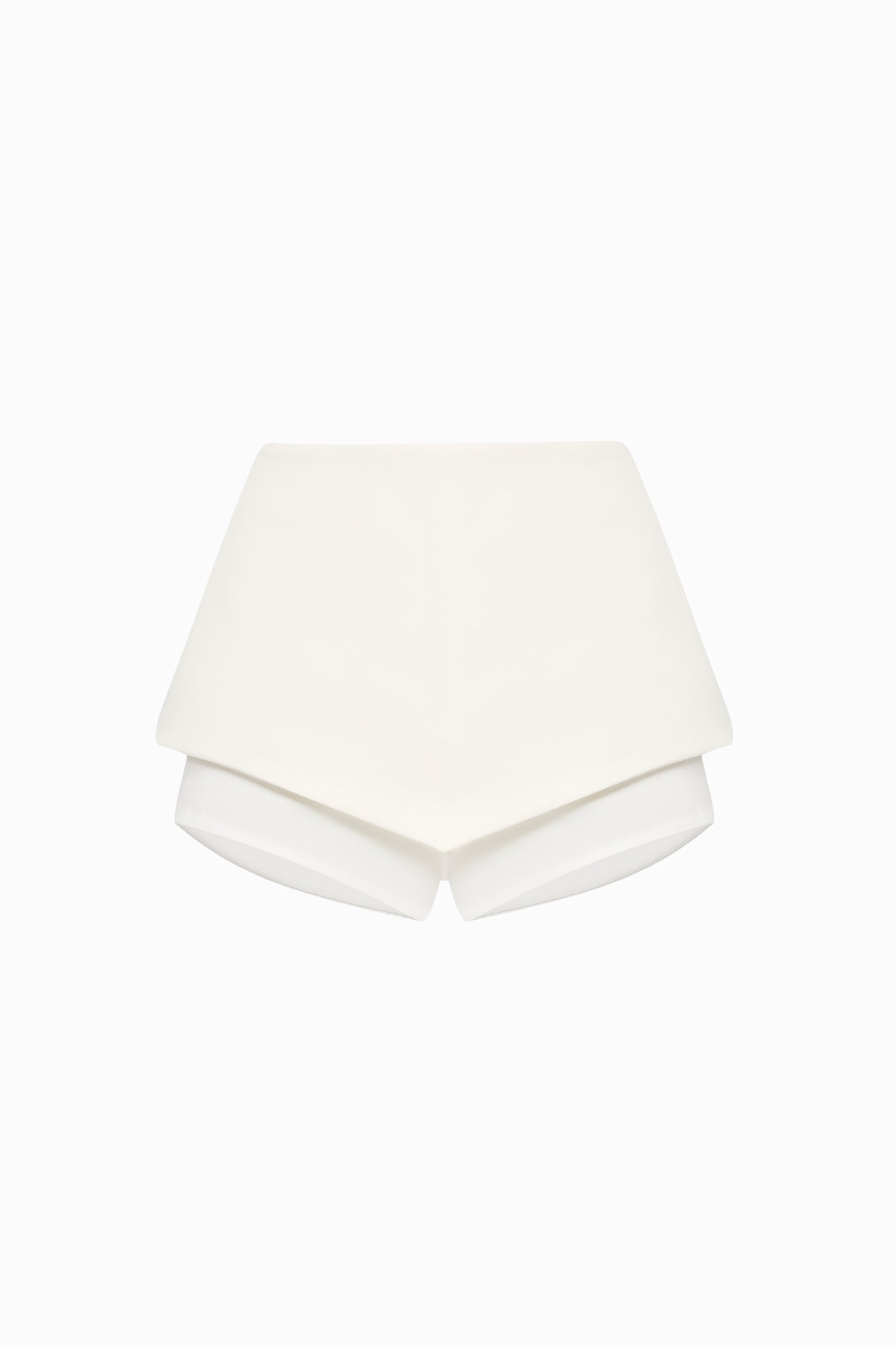 DOUBLE MATT SILK PANTS WHITE