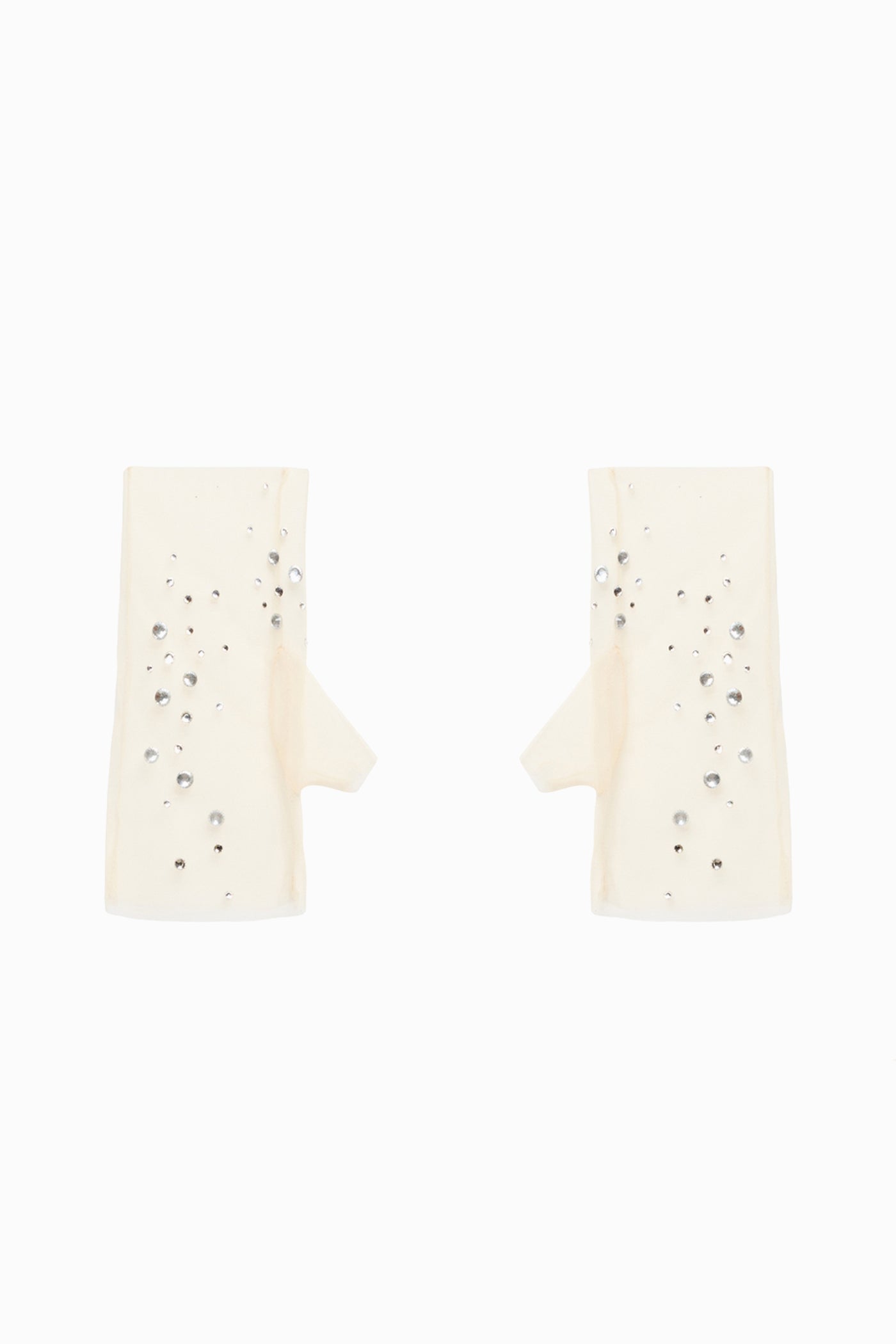 TULLE MITTENS BEIGE