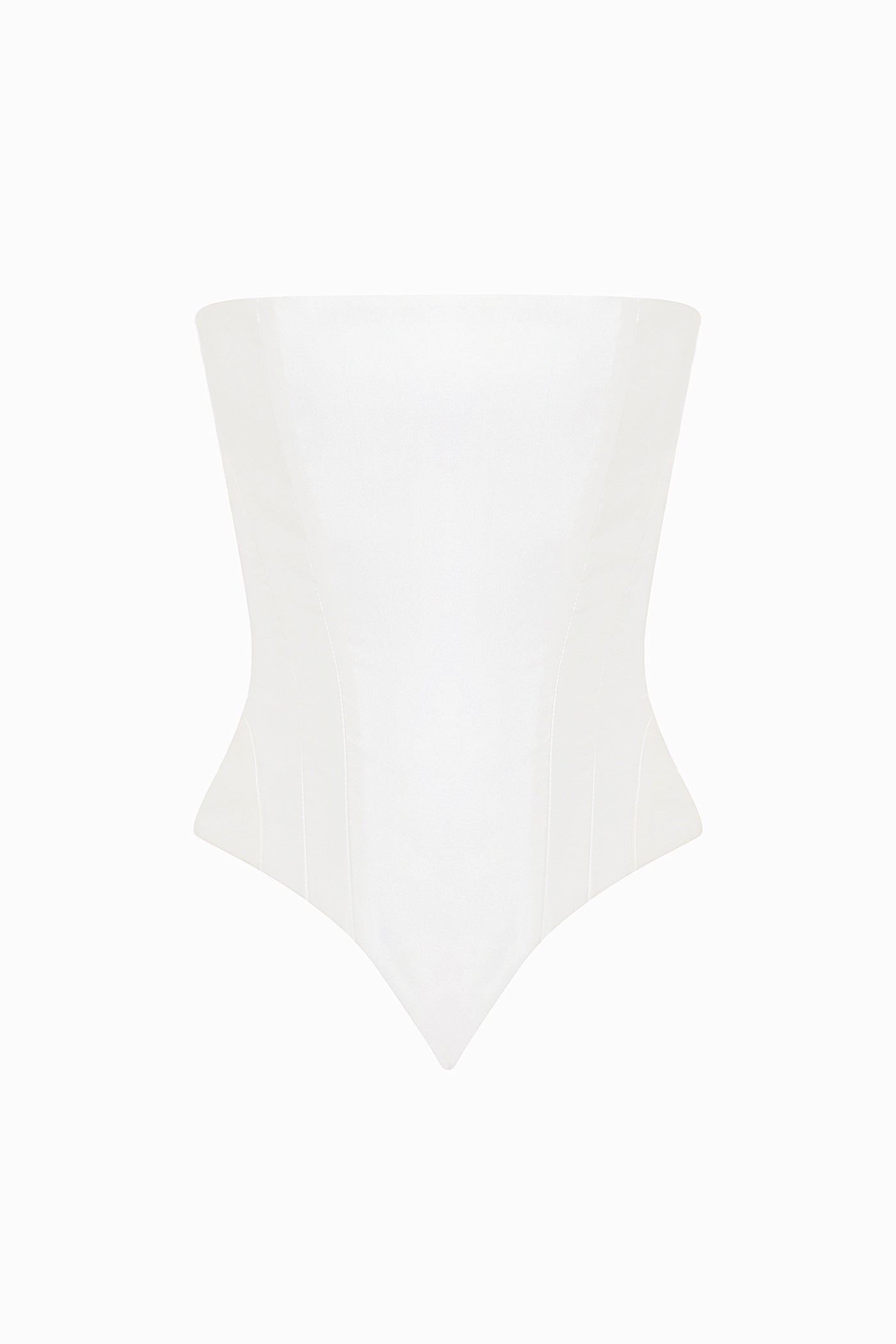 SATIN CORSET WITH ANGLE