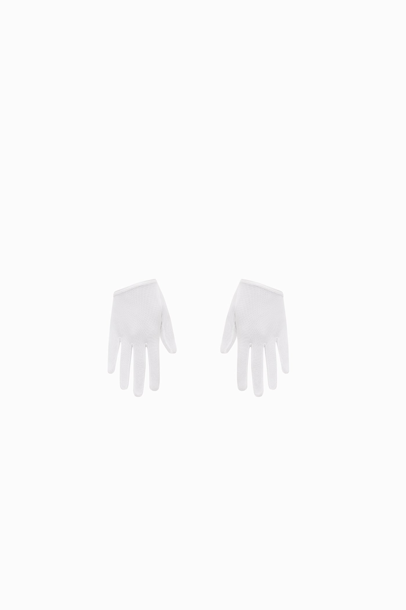 SHORT GLOVES WHITE