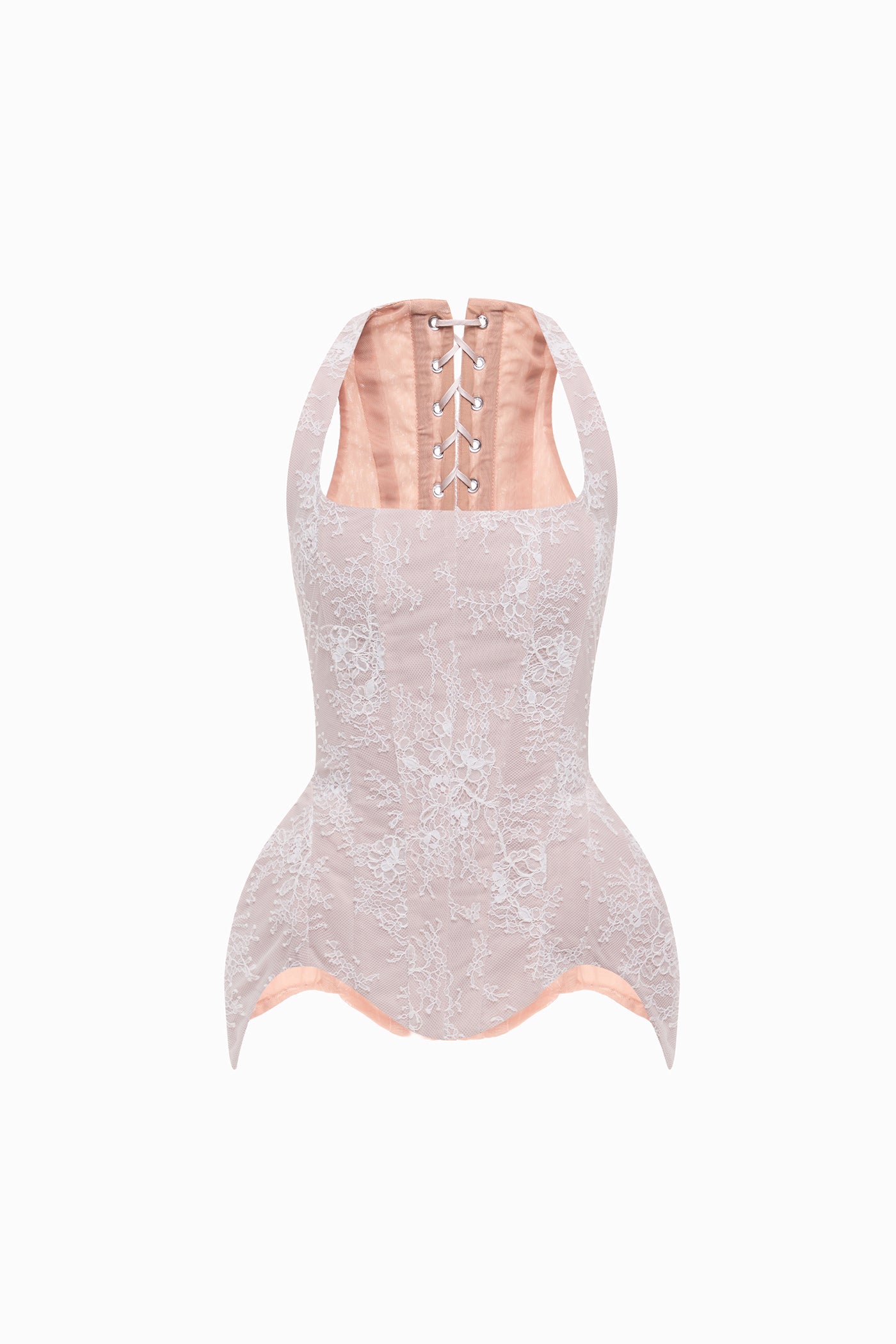 LACE CORSET WITH LACING