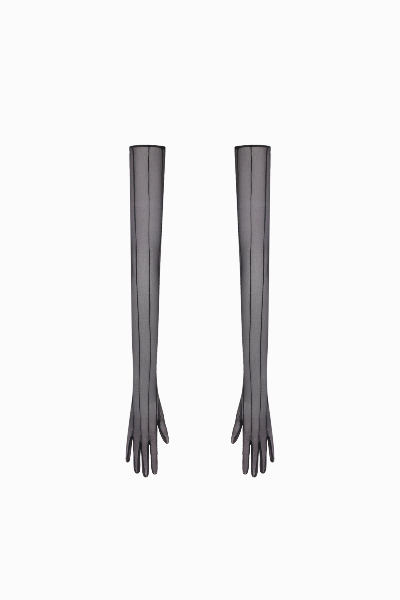 LONG MESH GLOVES BLACK