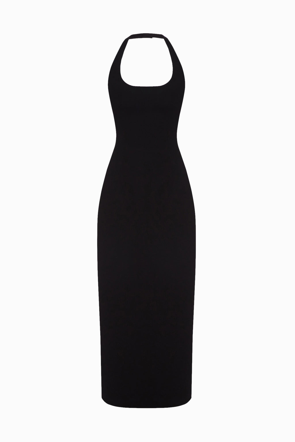 ribka halterneck midi dress in orchids flock black MATT SILK Quinceanera dresses Size:US 4P FEB26-NEWMARKDOWNS Peaches | Black Strapless Description Look And Feel