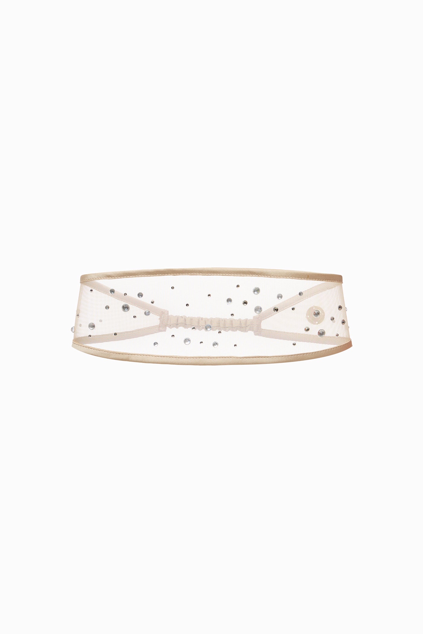 MESH HEADBAND BEIGE