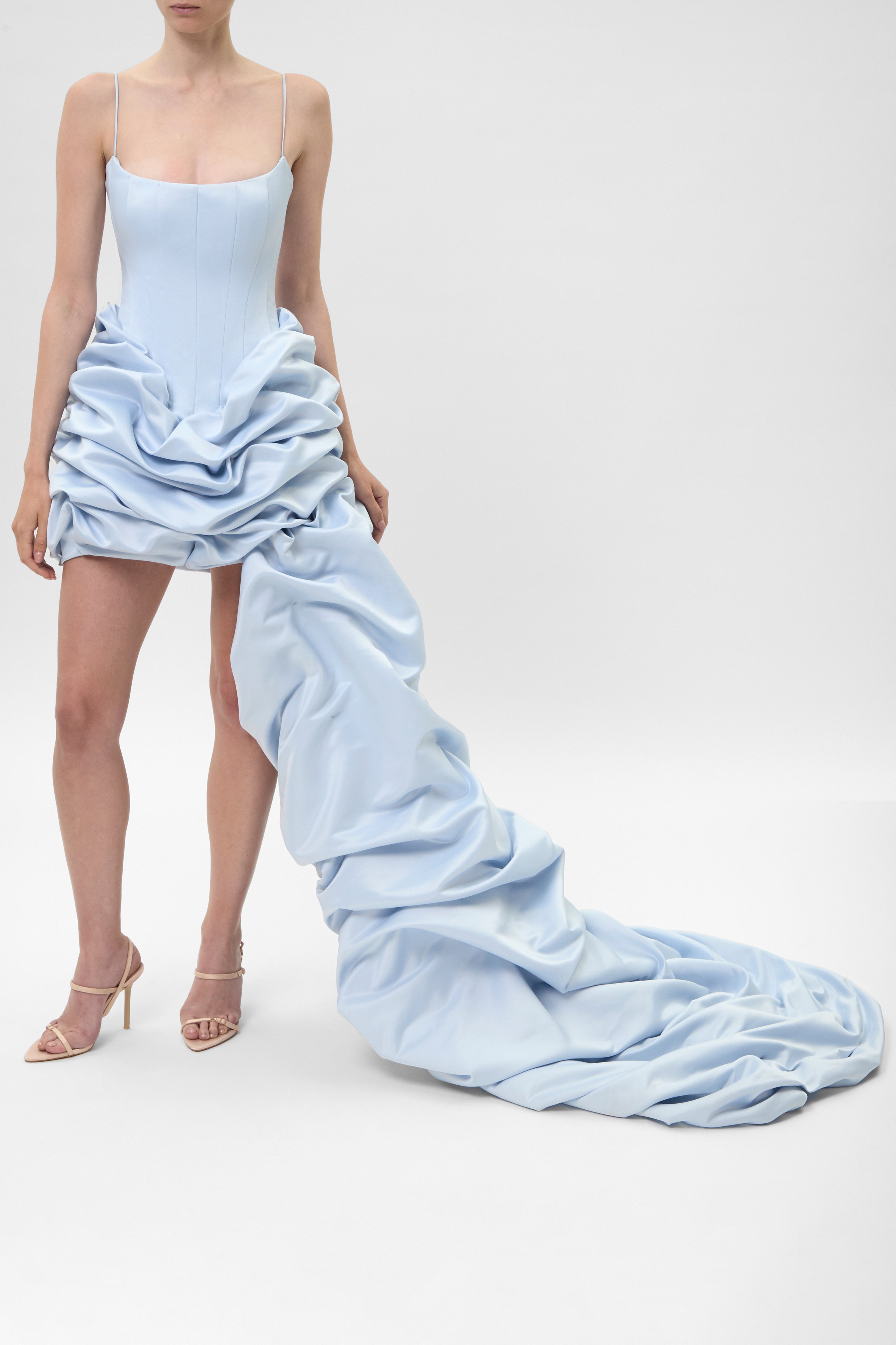 TRAIL FOR LUCKY DRESS LIGHT-BLUE