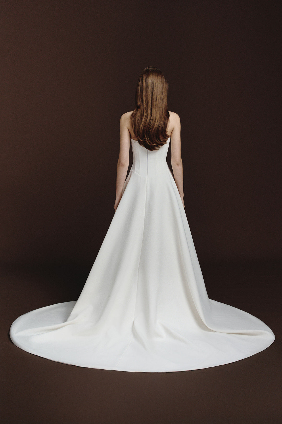 white silk a line dress Wedding Dress 2026 Sleeveless Straight Long Ivory Satin A-line