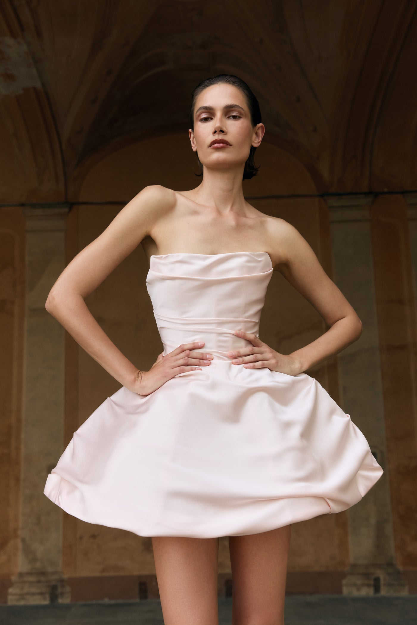 BLAIR DRESS BLUSH PINK