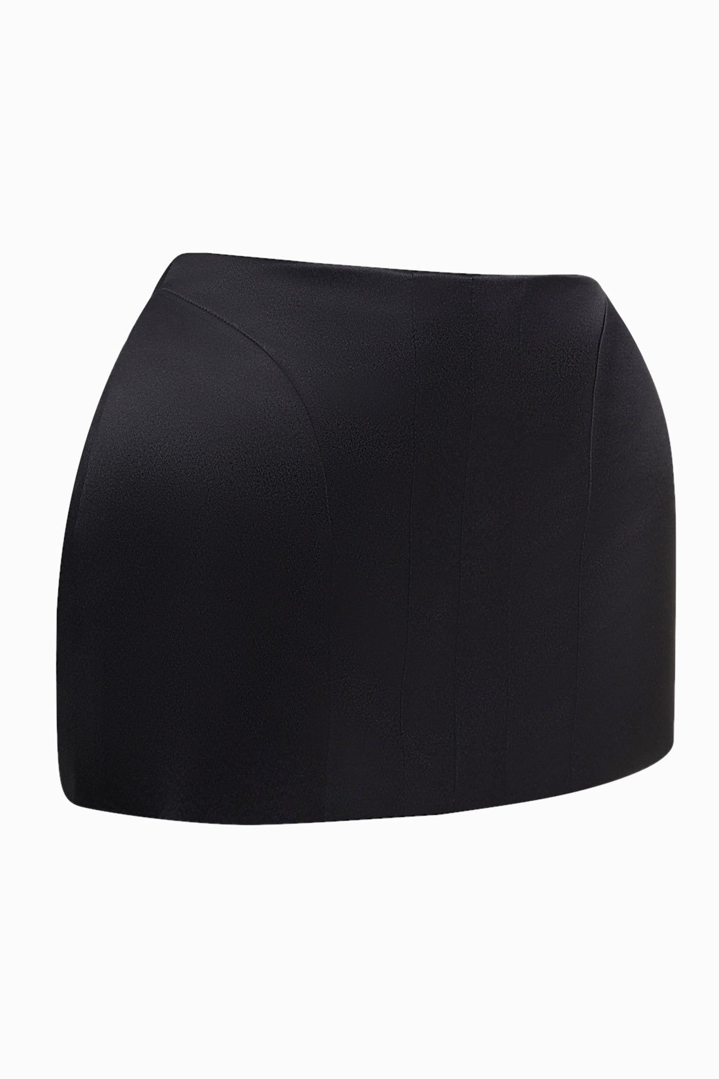 PADDED SATIN SKIRT