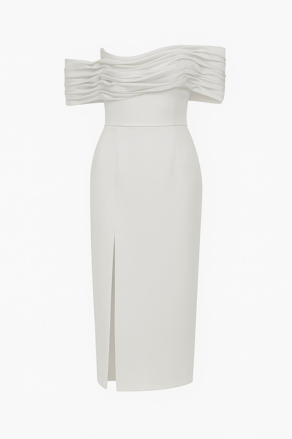 SOFI MIDI DRESS WHITE