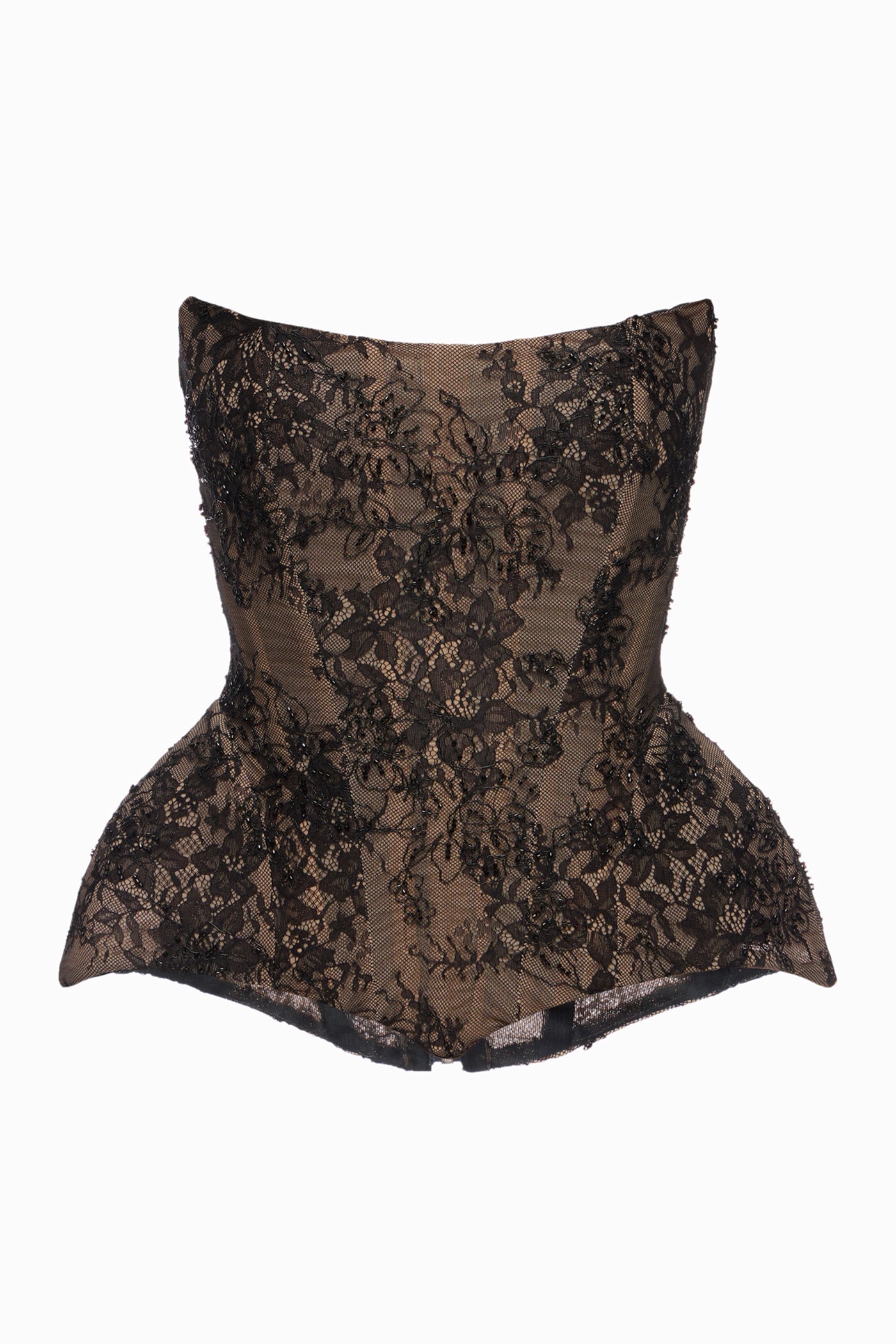 IRMA LACE CORSET BLACK