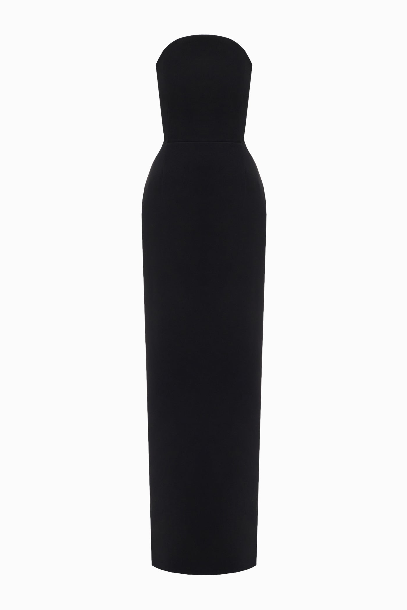 PAOLA MATT SILK DRESS BLACK