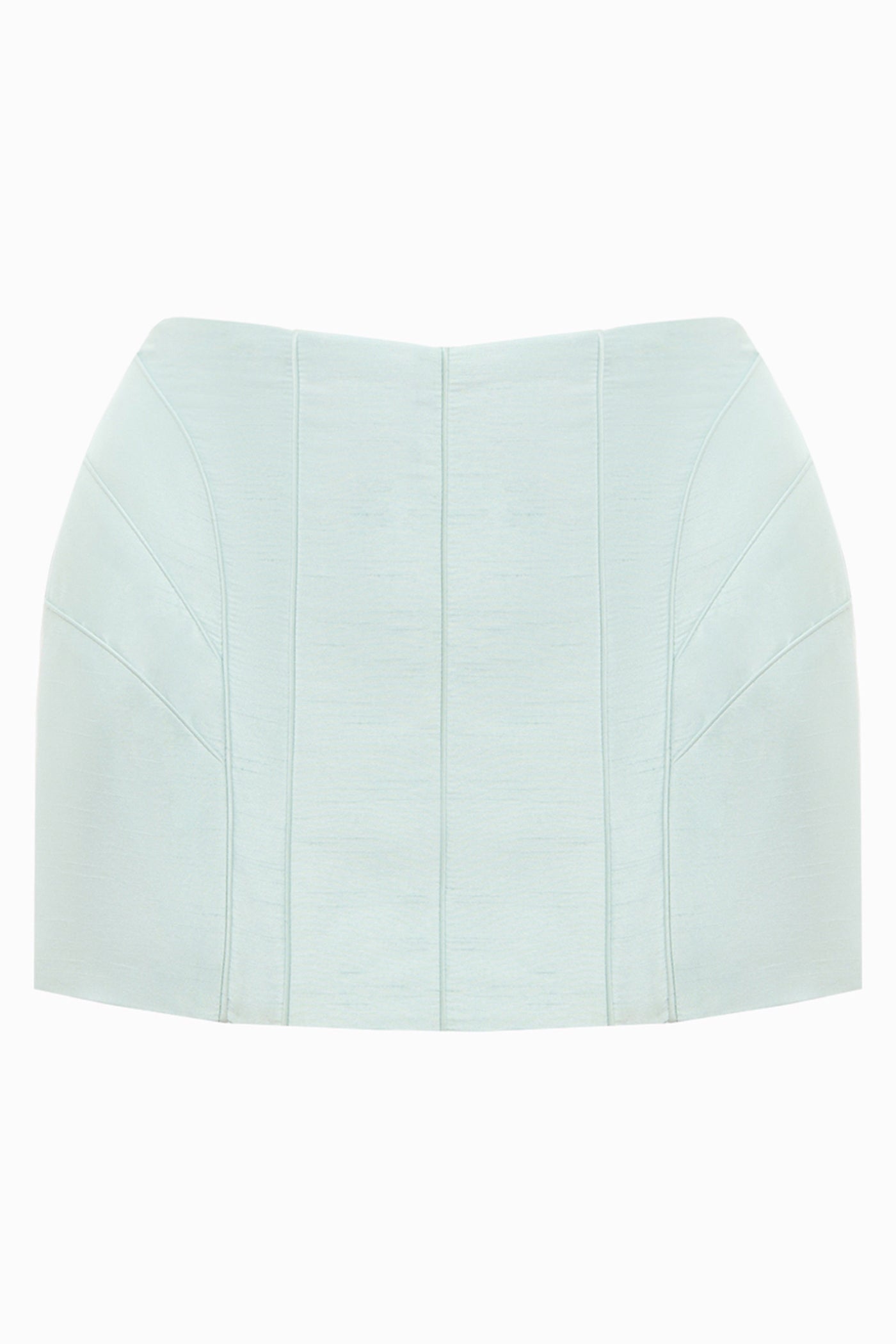 PADDED TAFFETA MINI SKIRT MINT
