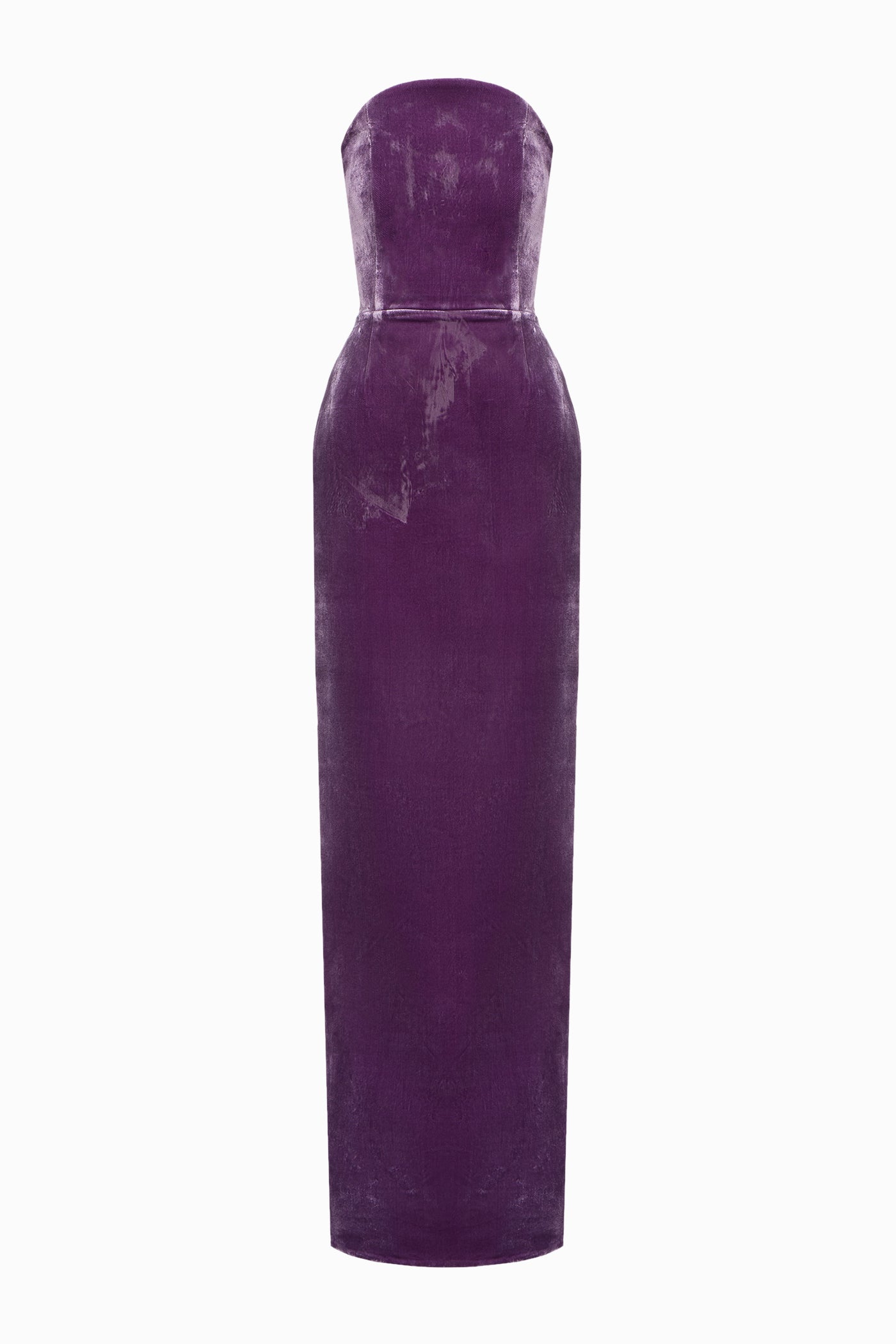 PAOLA VELVET DRESS PURPLE