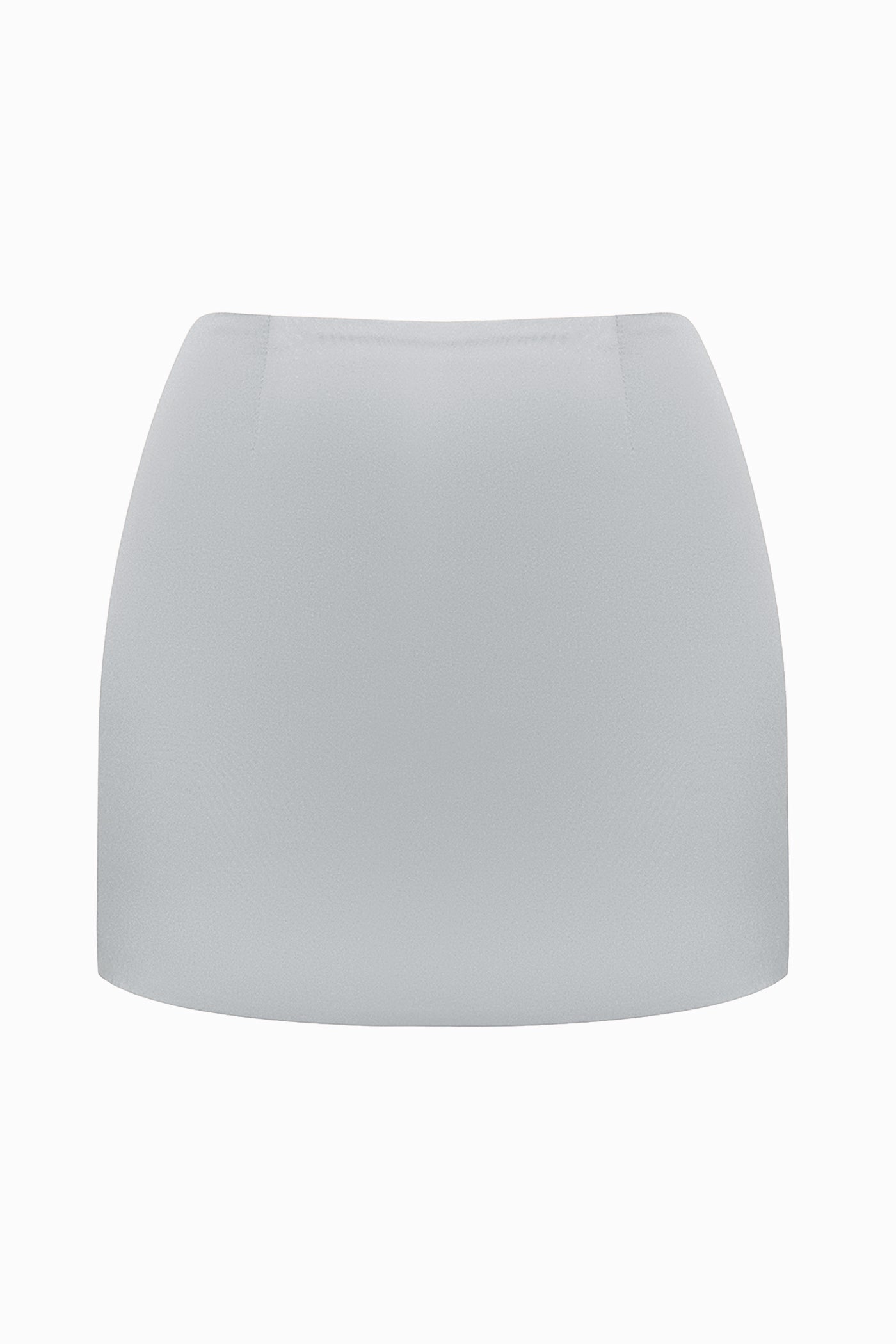 SOFT SATIN SKIRT GRAY