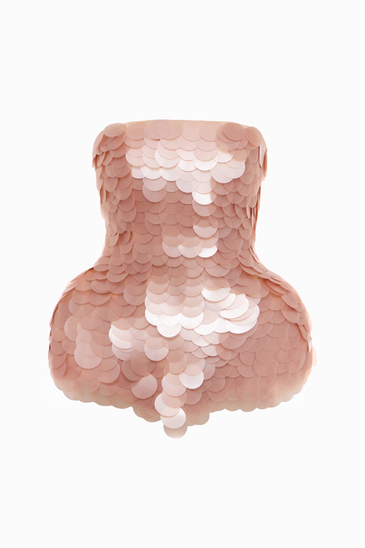 SEQUINED CORSET PINK