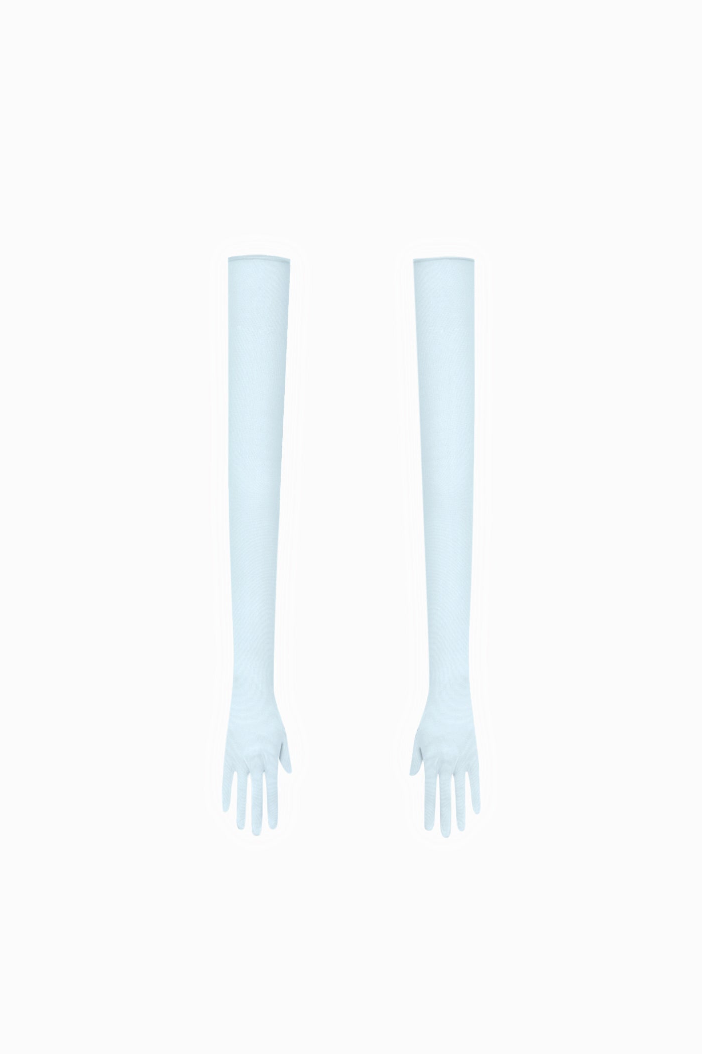 LONG MESH GLOVES LIGHT-BLUE