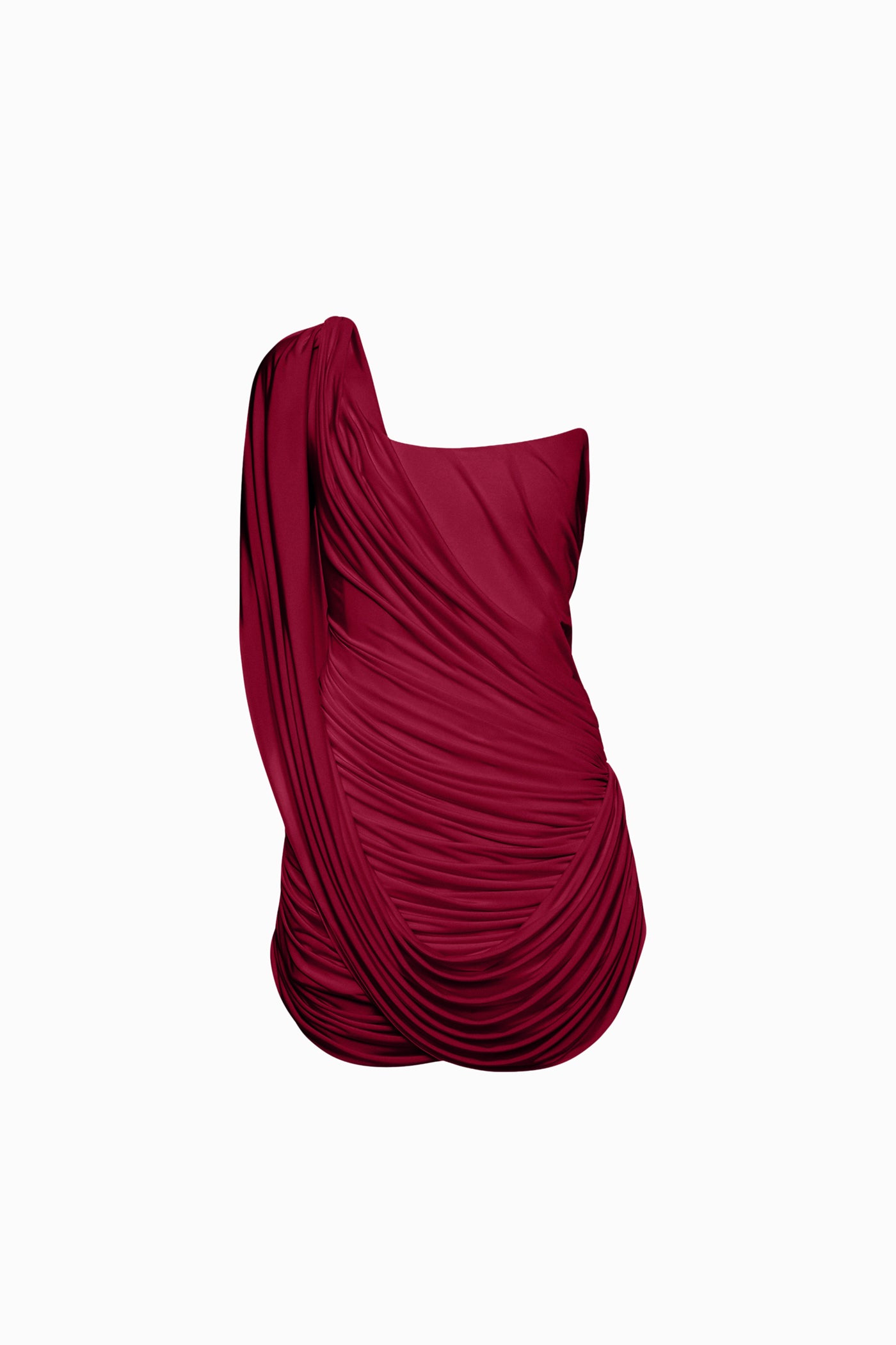 KIARA DRESS BURGUNDY