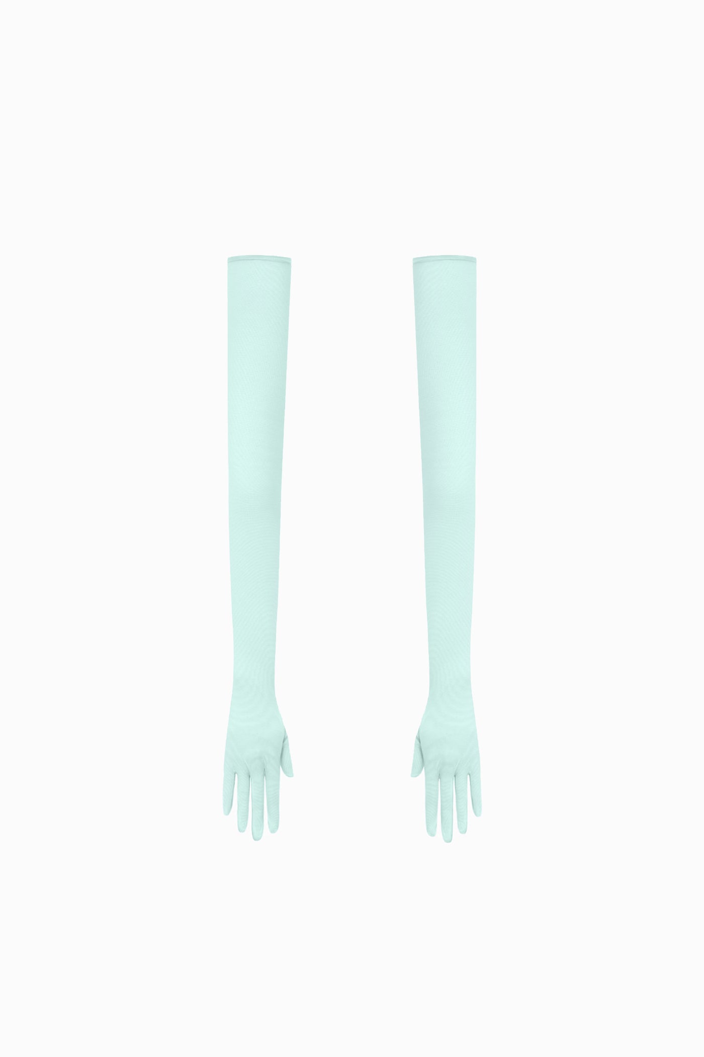 LONG MESH GLOVES GREEN