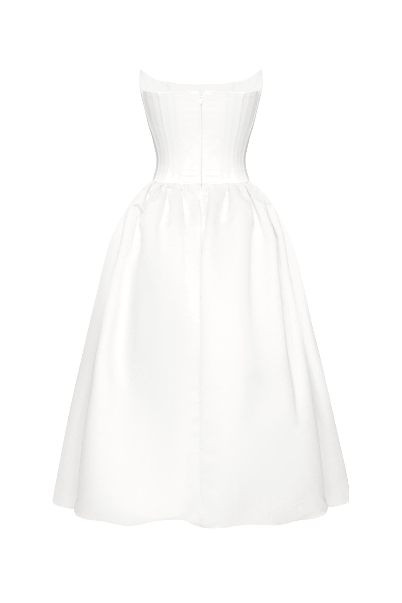VIOLET TRANSFORMER DRESS WHITE