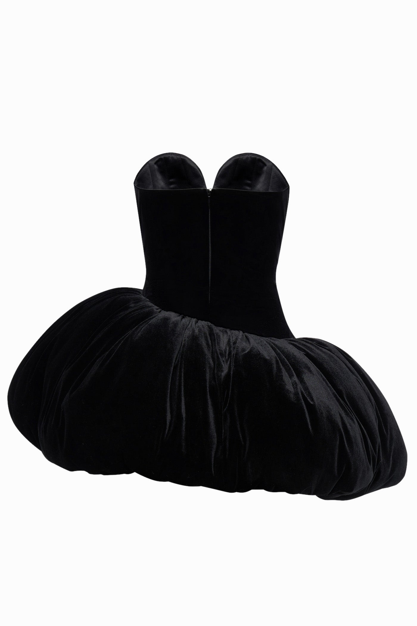 SASHA VELVET DRESS BLACK