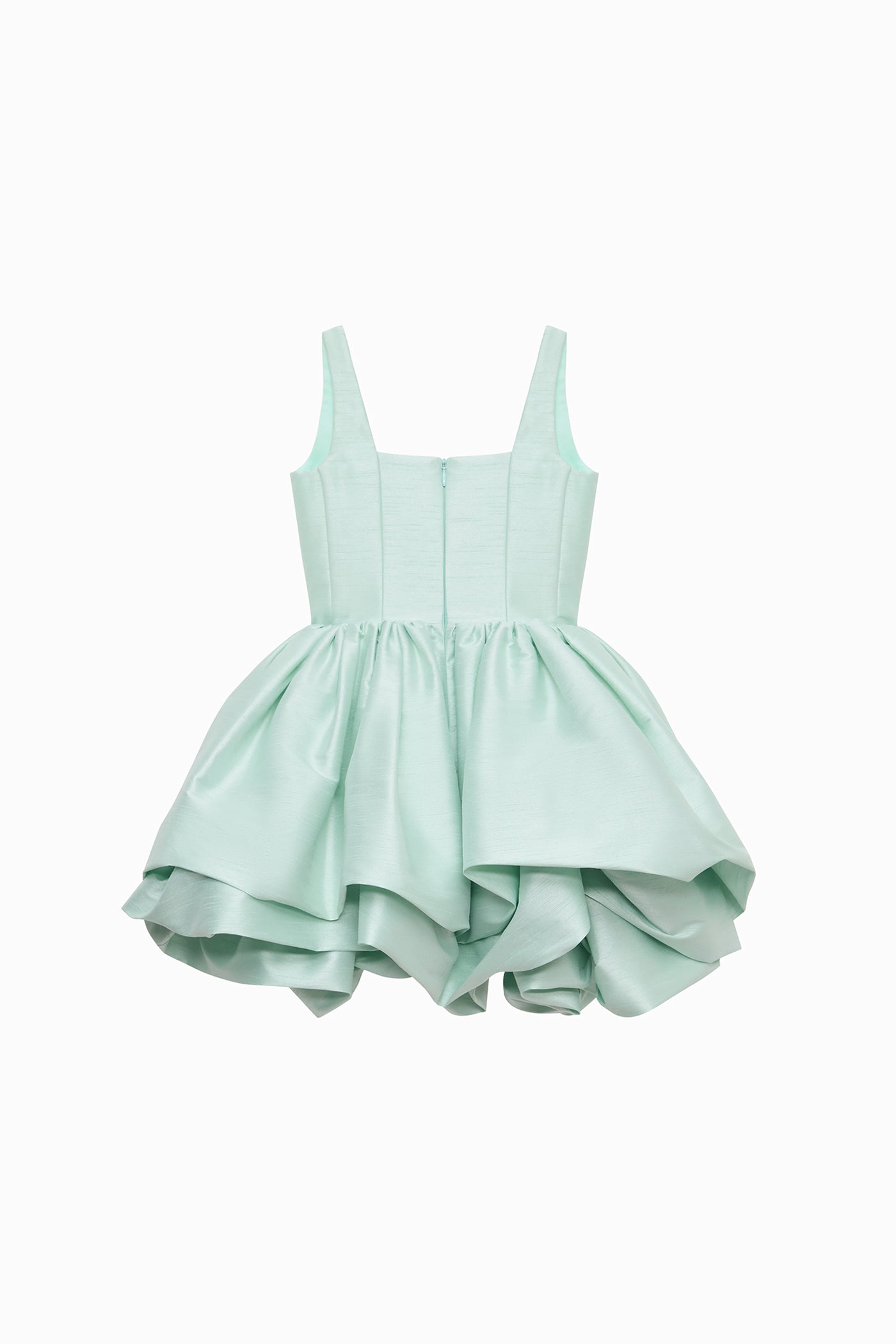 MISS DRESS WITH STRAPS MISTY TEAL