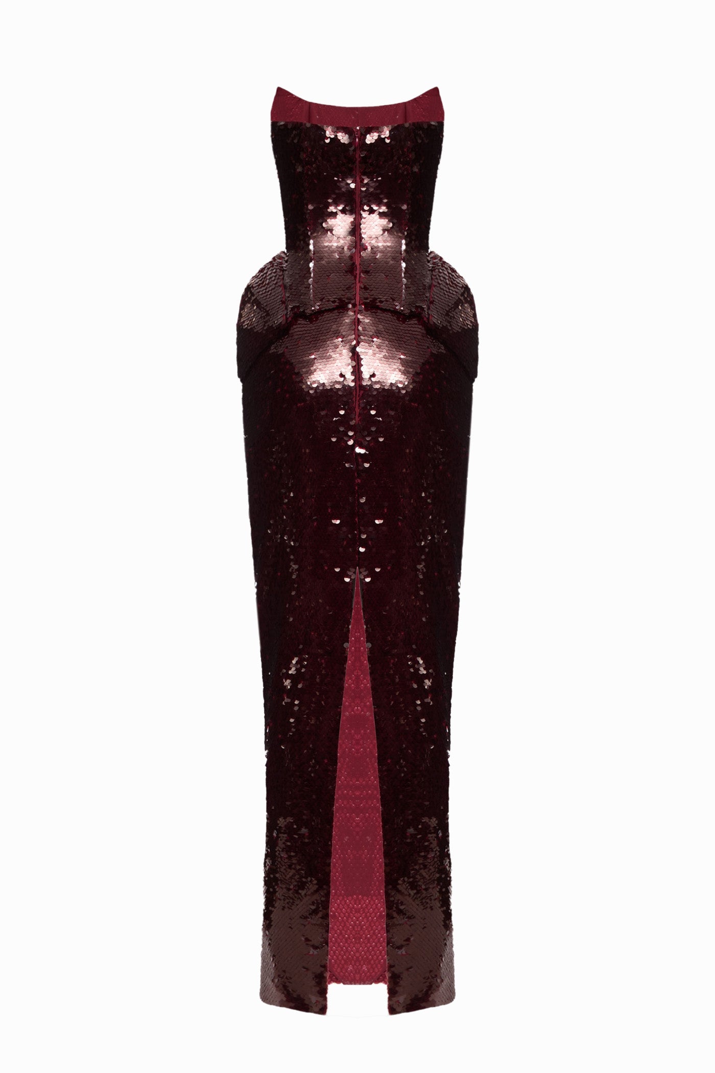 MUNA DRESS BURGUNDY