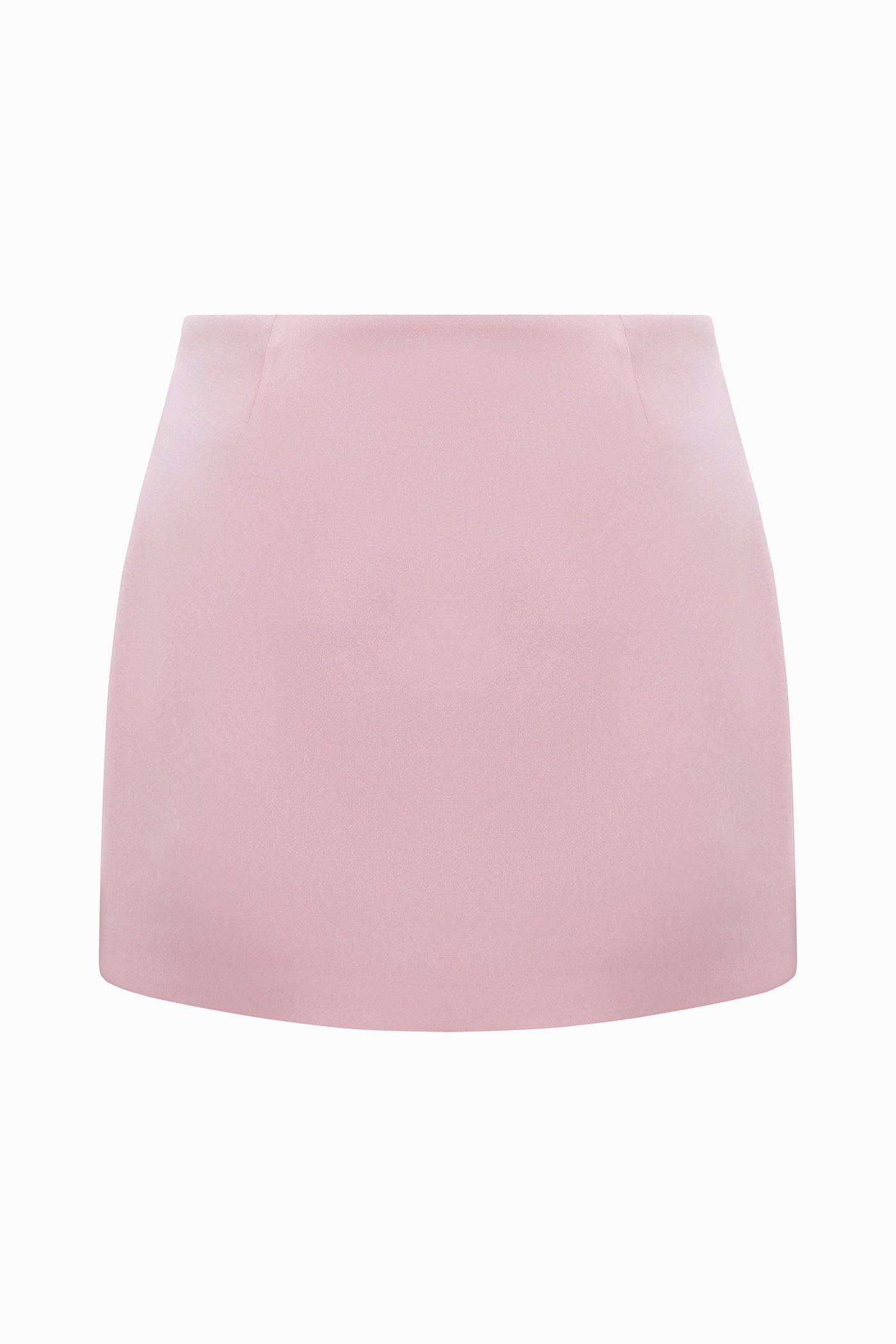 SOFT SATIN MINI SKIRT PINK