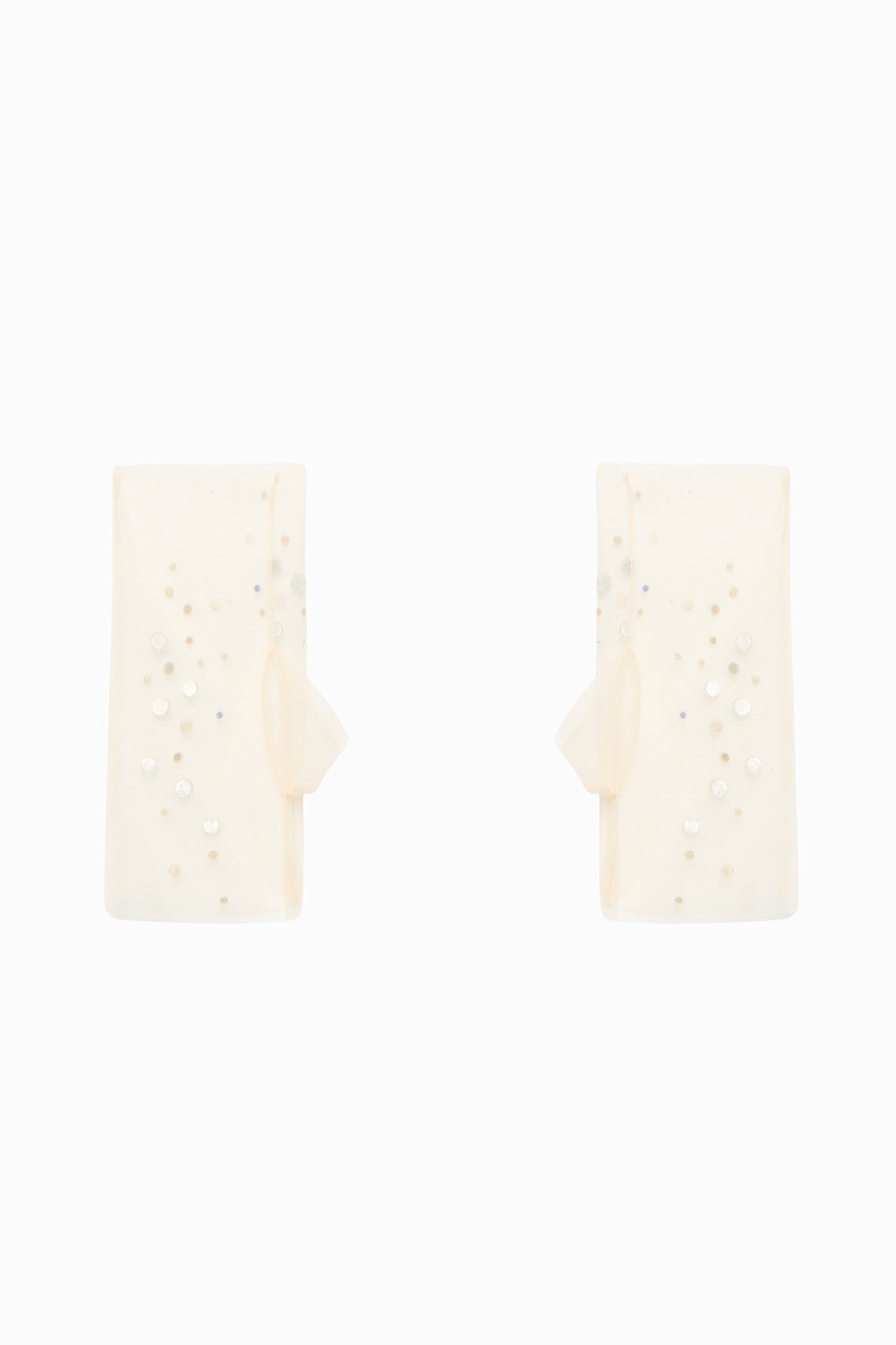 TULLE MITTENS BEIGE