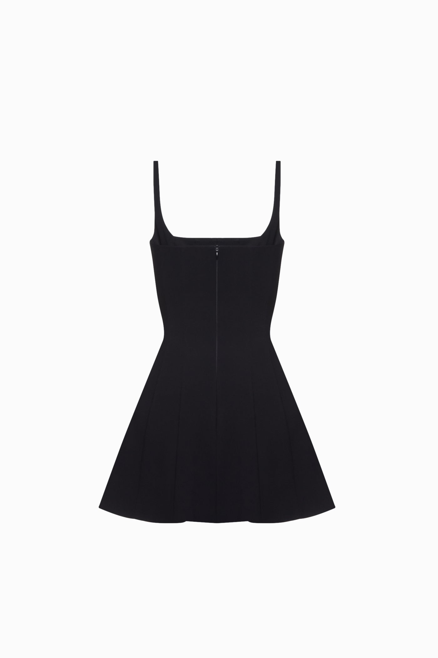 MINI DRESS WITH STRAPS BLACK