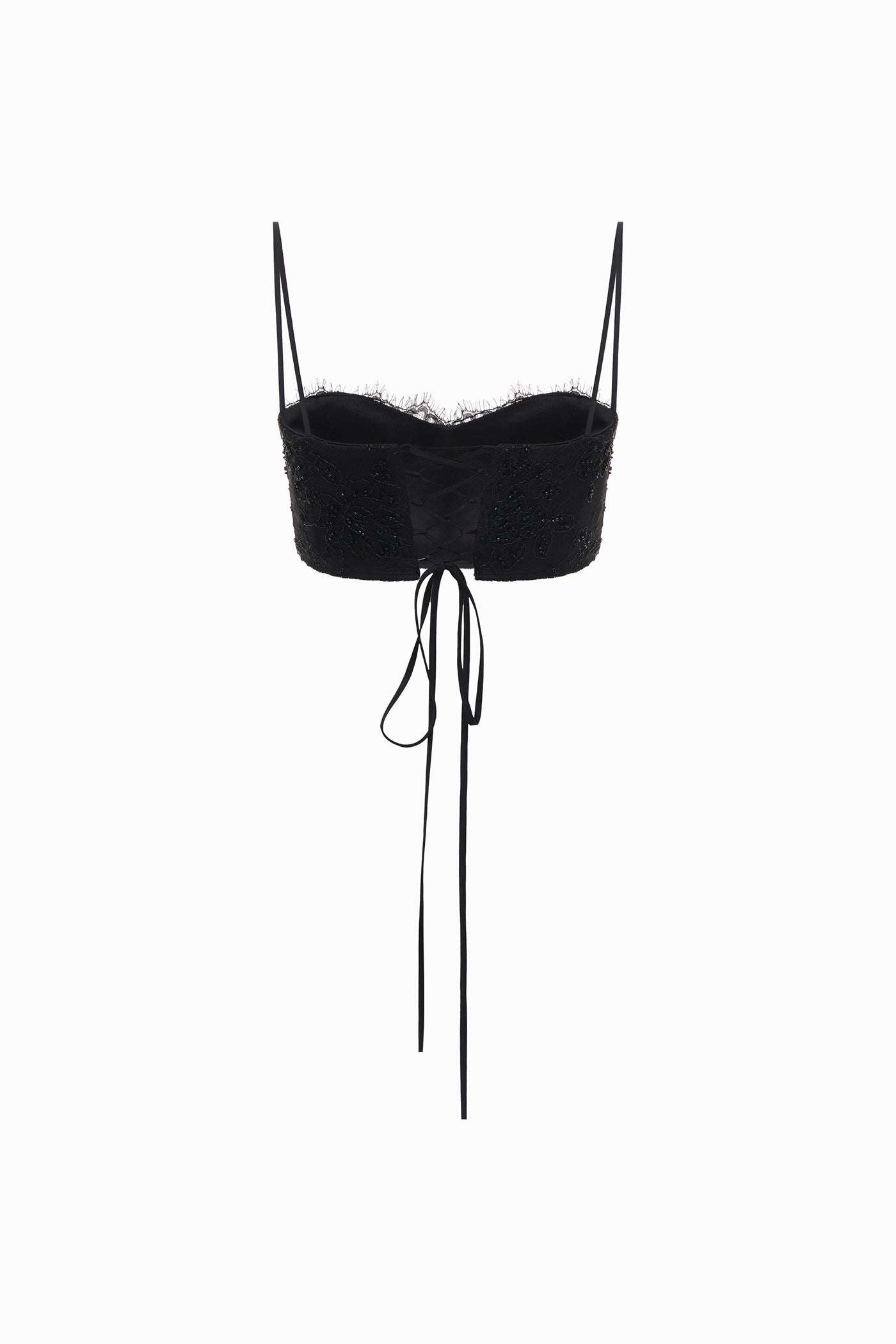 LACE TOP BLACK
