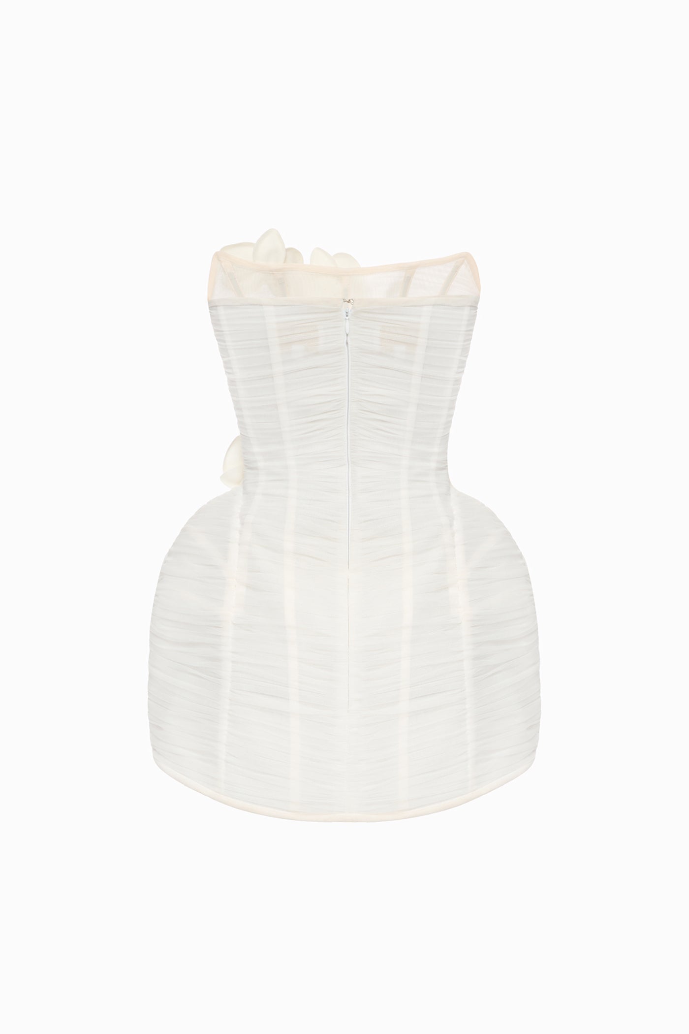 EVA TULLE DRESS WITH ORCHIDS