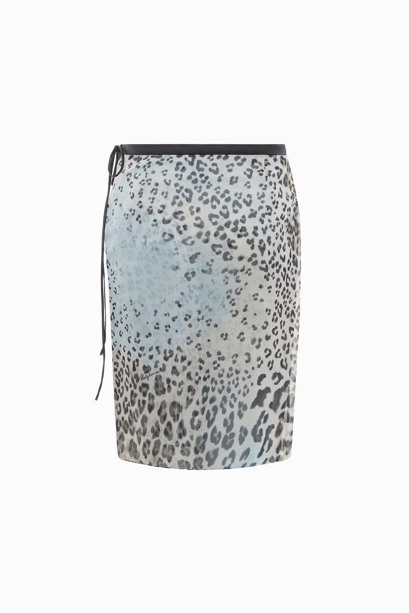 LEOPARD-PRINT MIDI SKIRT