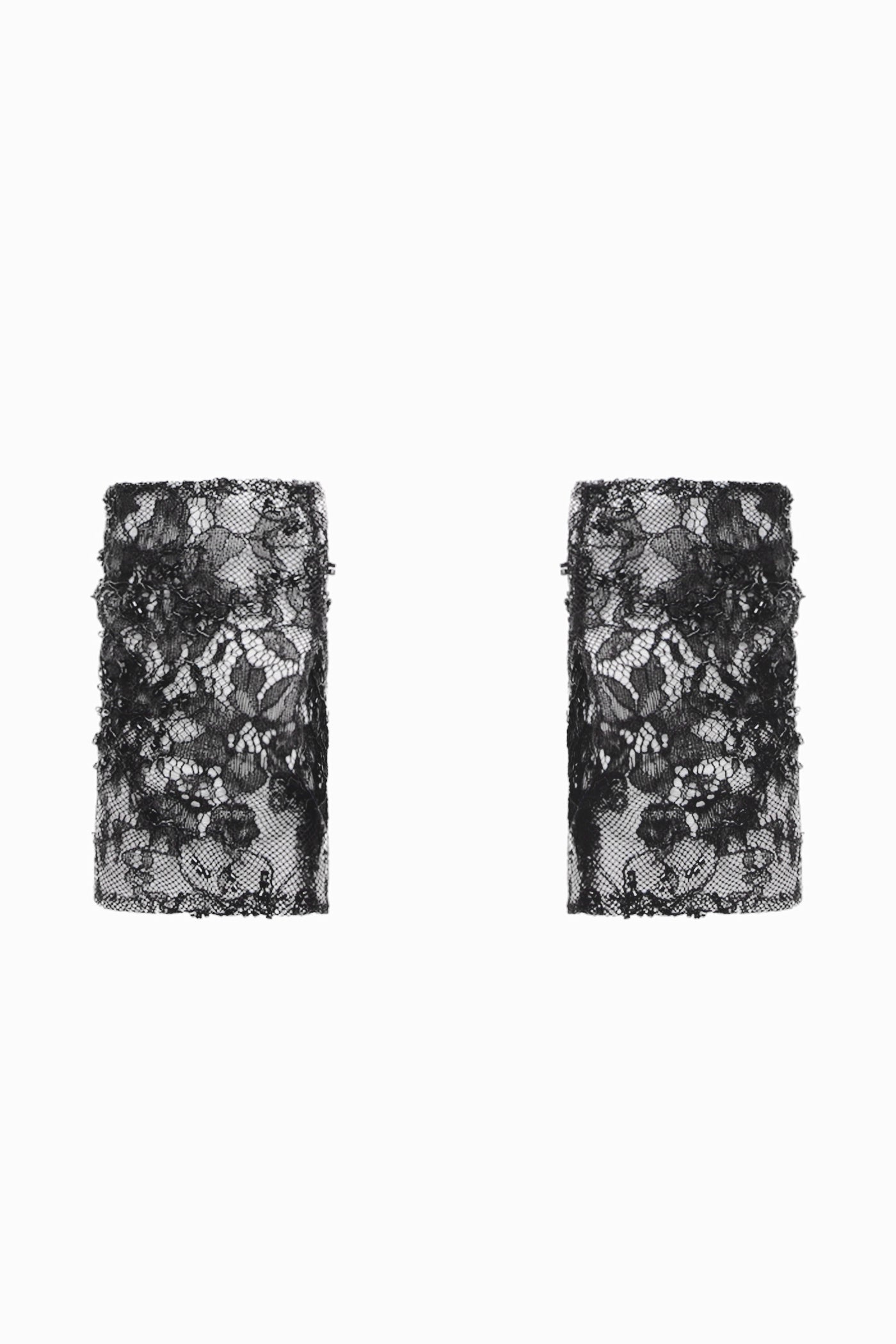 LACE MITTENS BLACK