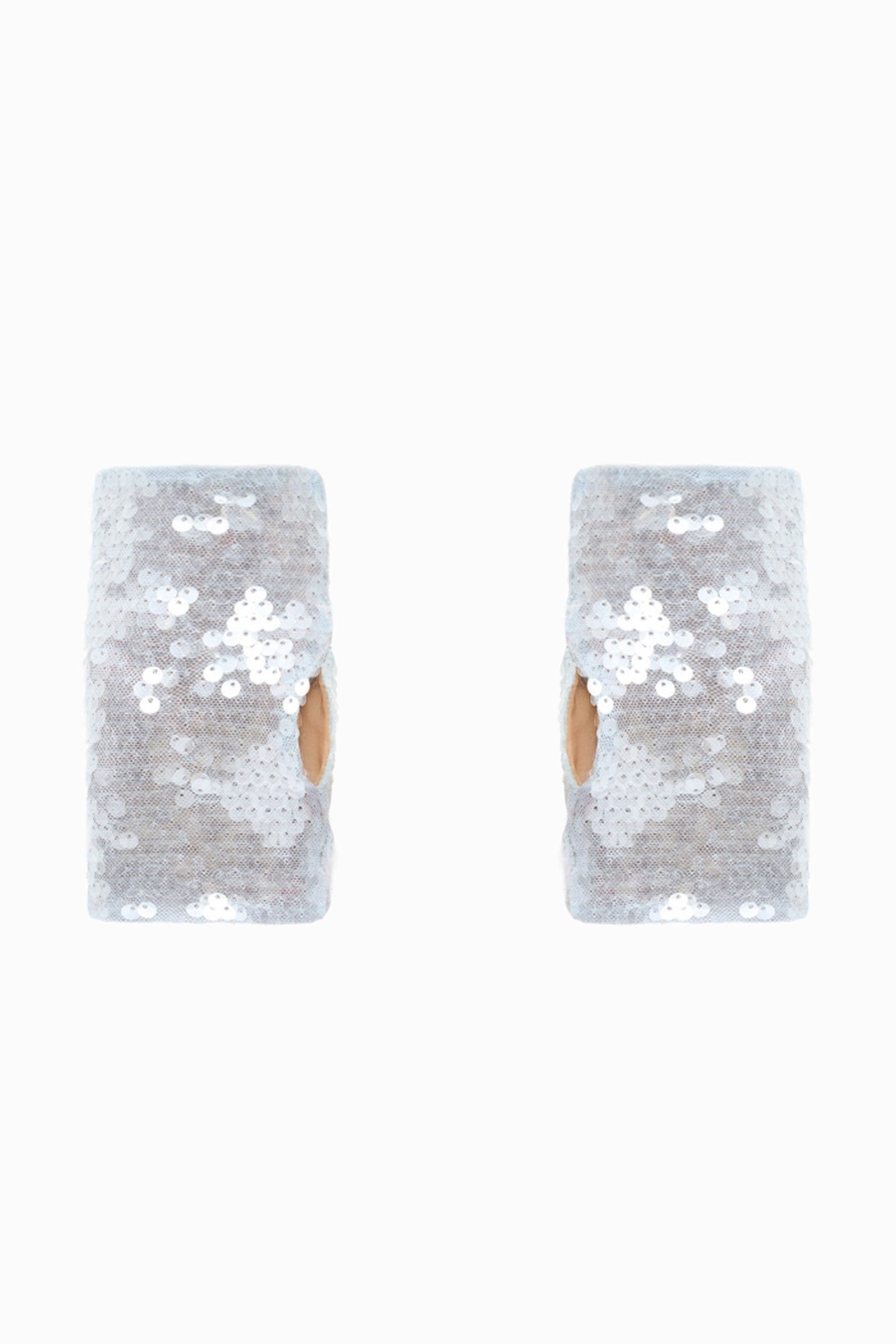 SEQUIN MITTENS LIGHT-BLUE