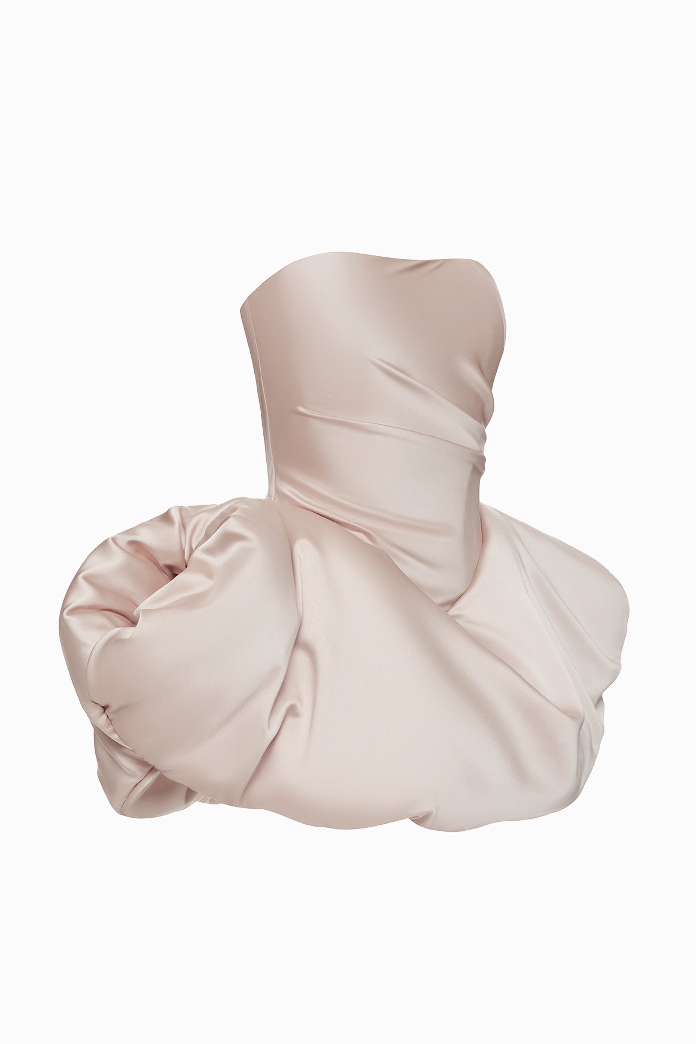 SHELL CORSET BLUSH PINK