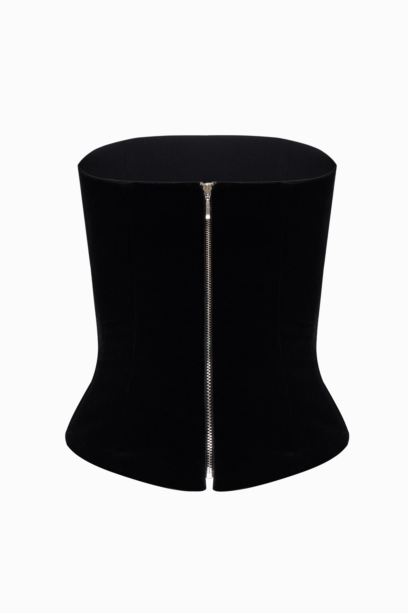 DOUBLE CORSET TOP BLACK