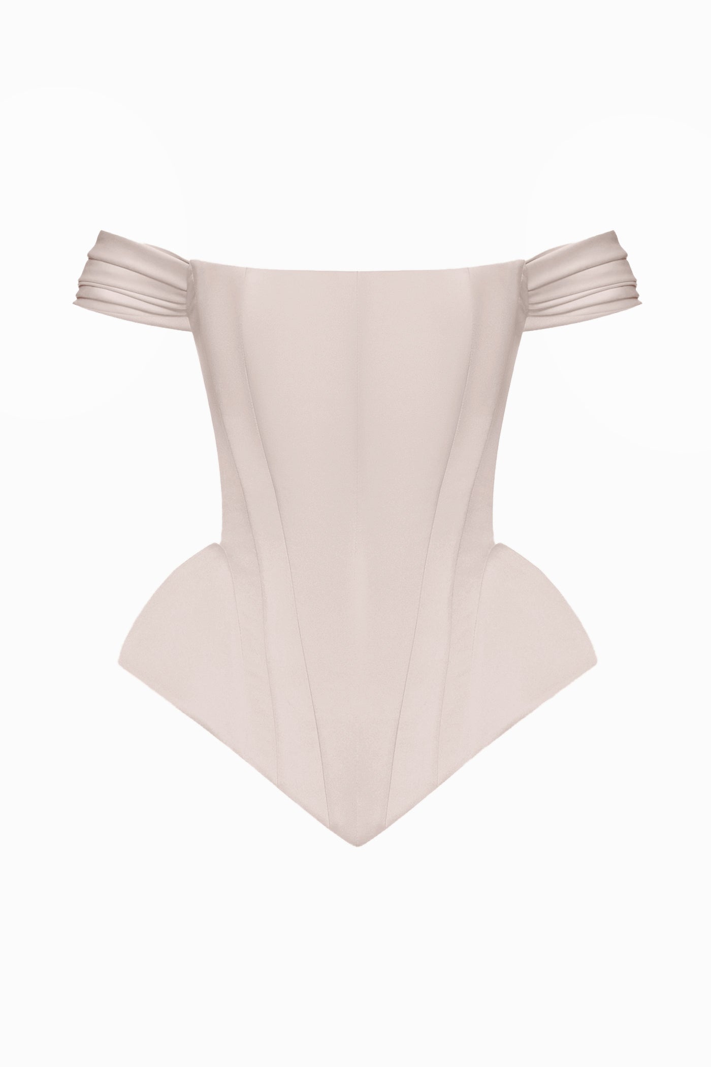 SOFT SATIN REMOVABLE SLEEVES BLUSH PINK