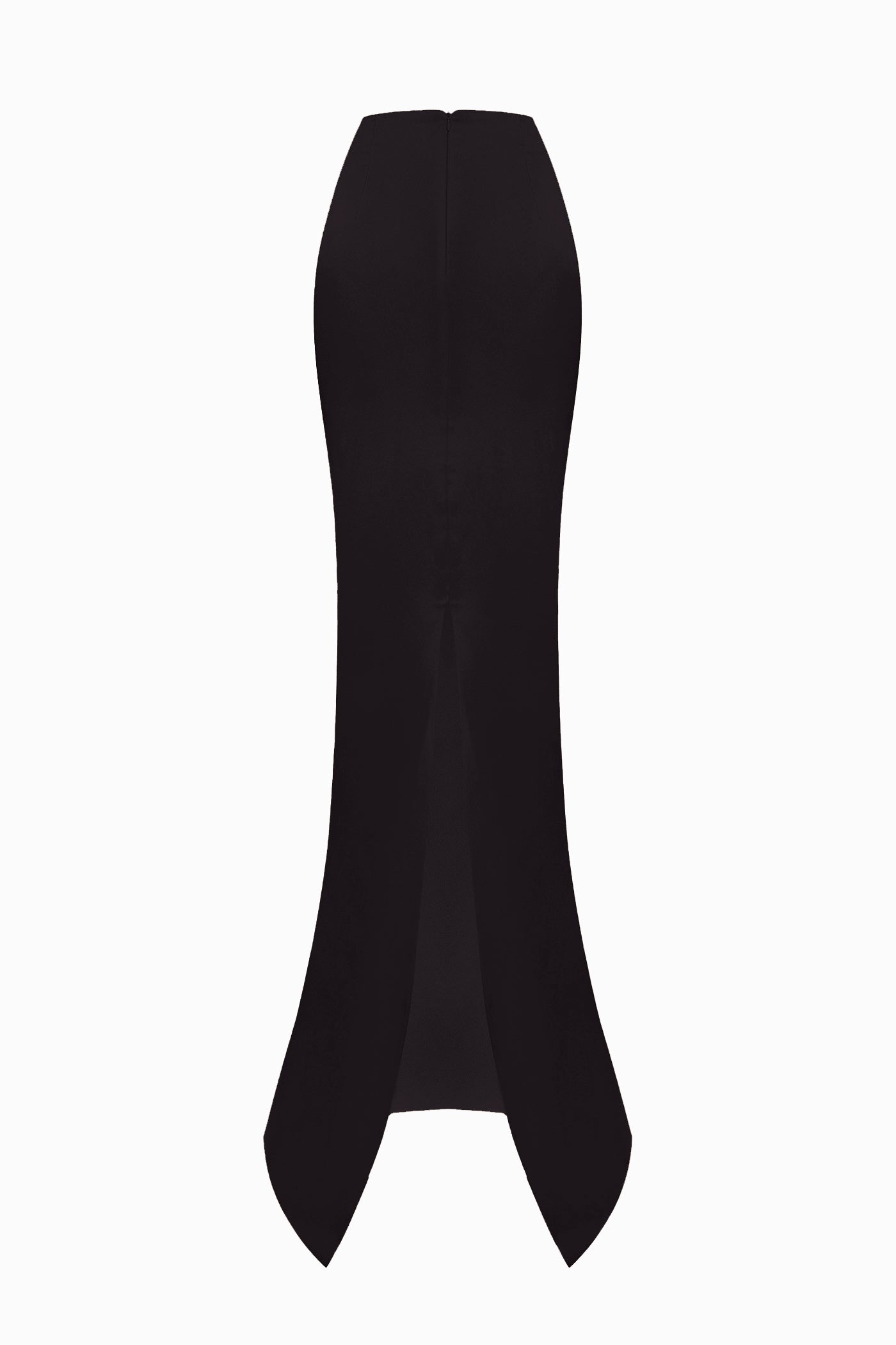 SOFT SATIN SKIRT BLACK