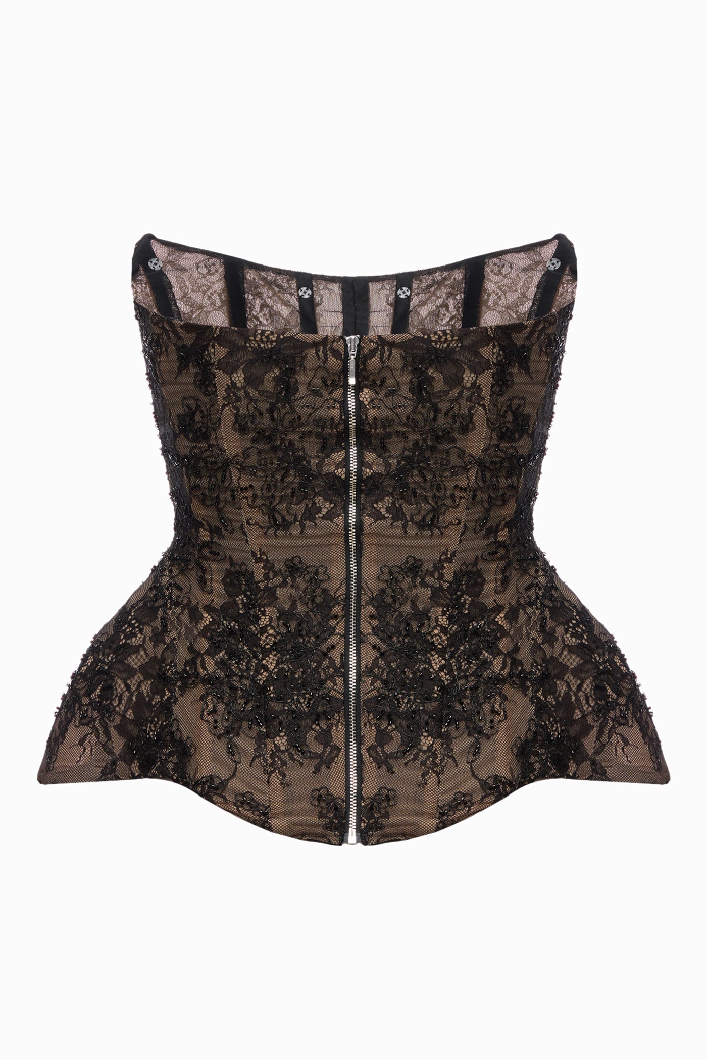 IRMA LACE CORSET BLACK