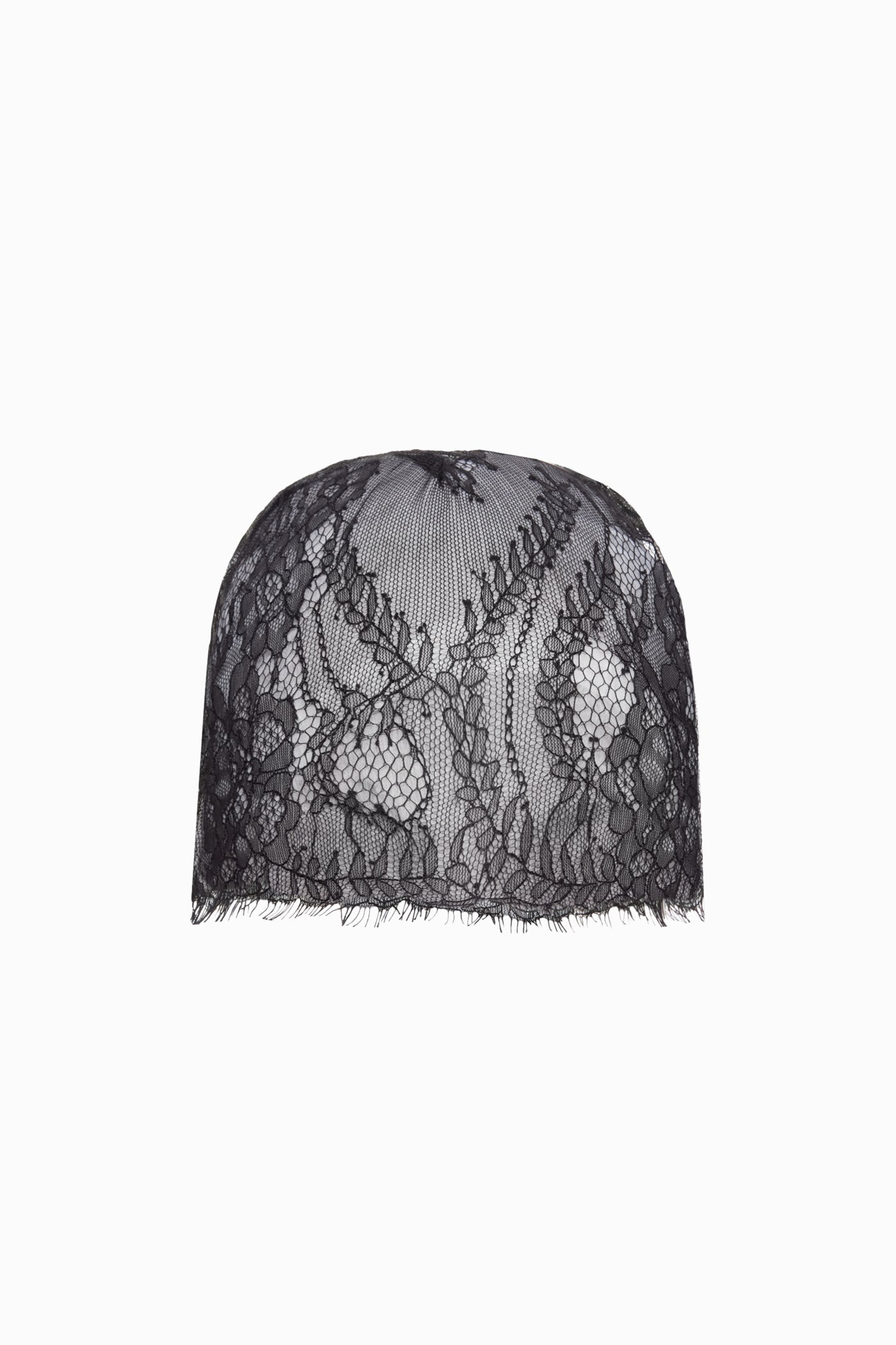 LACE HAT BLACK