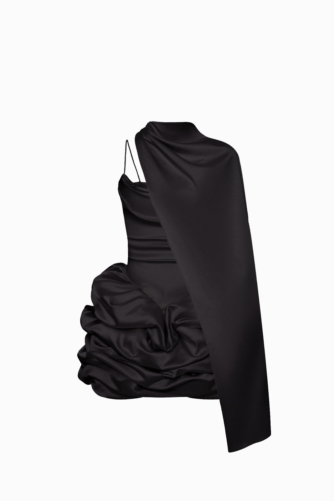 CAPE FOR RARITY DRESS BLACK