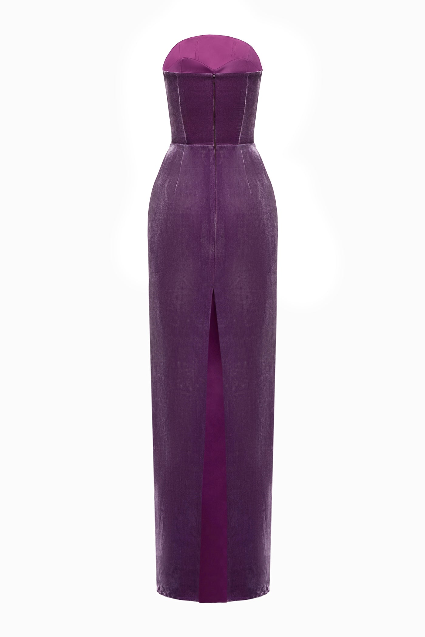 PAOLA VELVET DRESS PURPLE