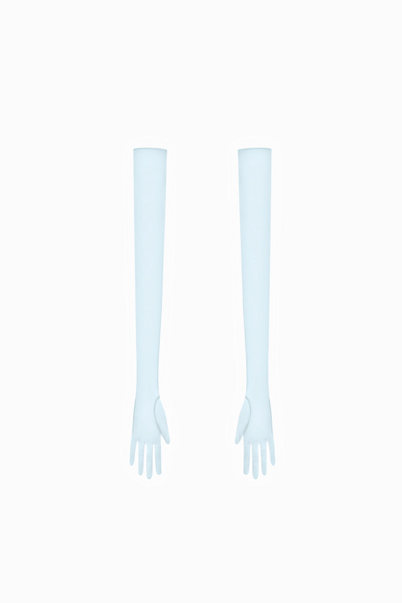 LONG MESH GLOVES LIGHT-BLUE